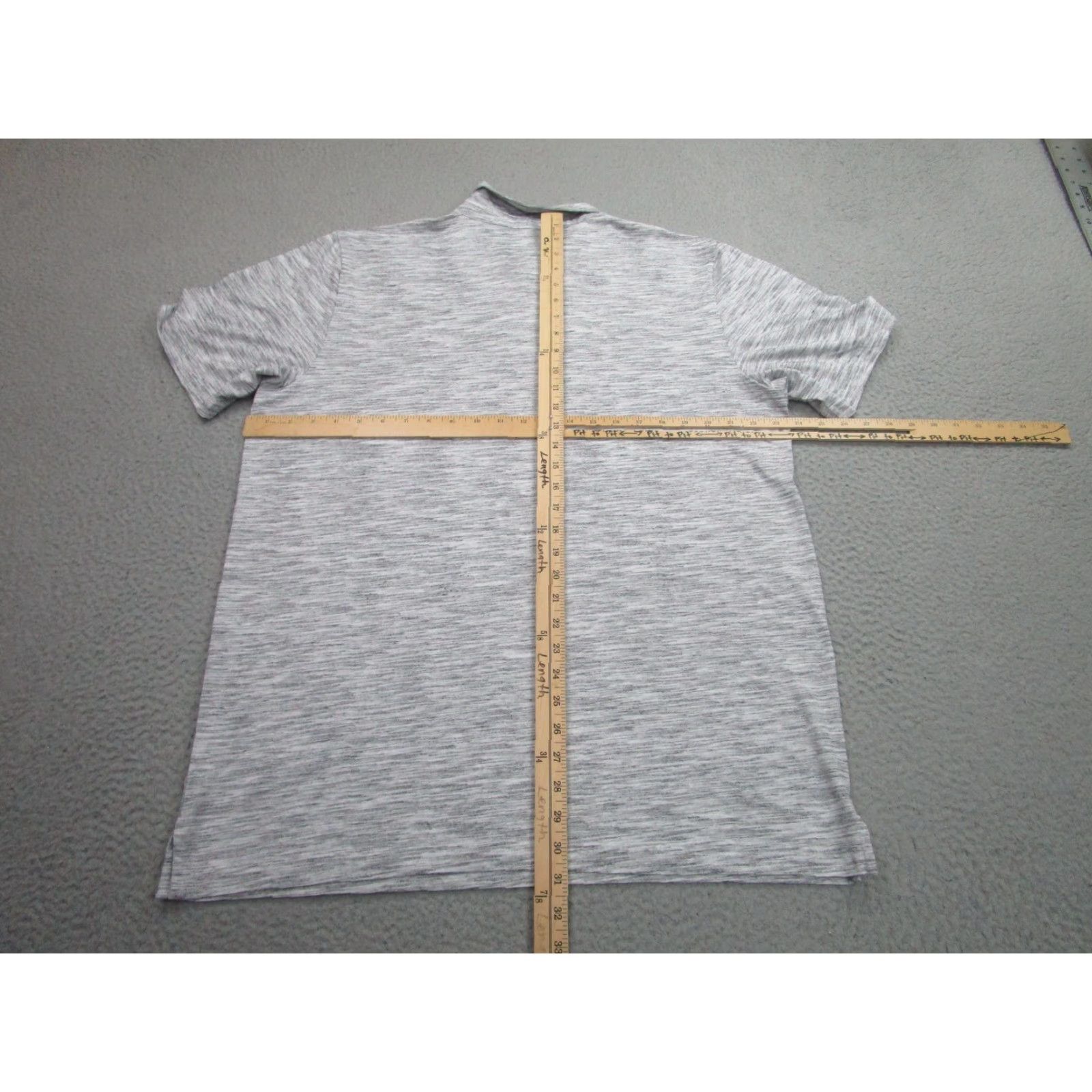 TravisMathew TravisMathew Polo Shirt Mens XL Gray Heather Golf Performance Athletic Stretch Size US XL / EU 56 / 4 - 7 Thumbnail