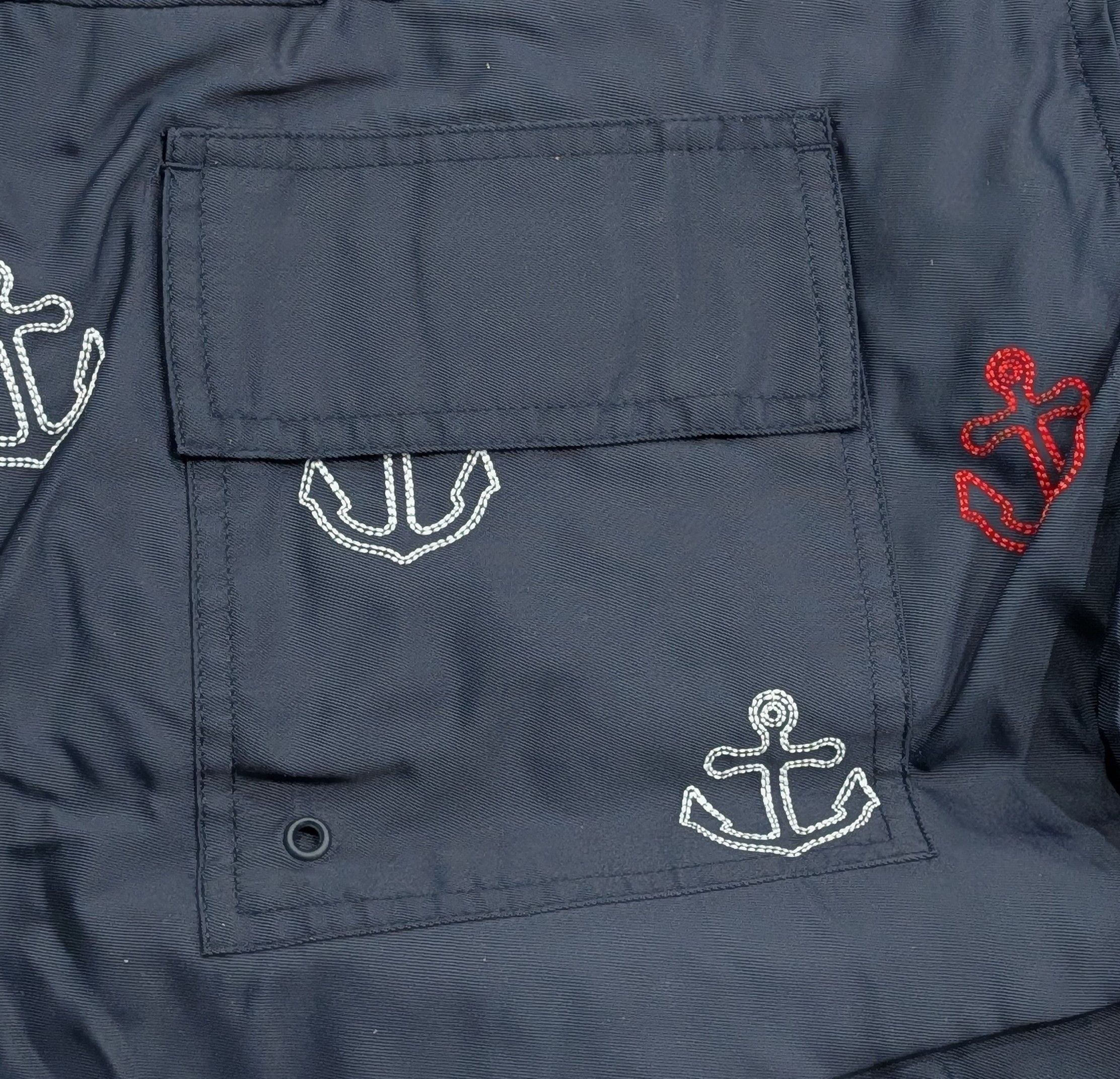 Thom Browne THOM BROWNE Embroidered Anchor Board Shorts Trunks 0 - XS Size US 28 / EU 44 - 4 Thumbnail
