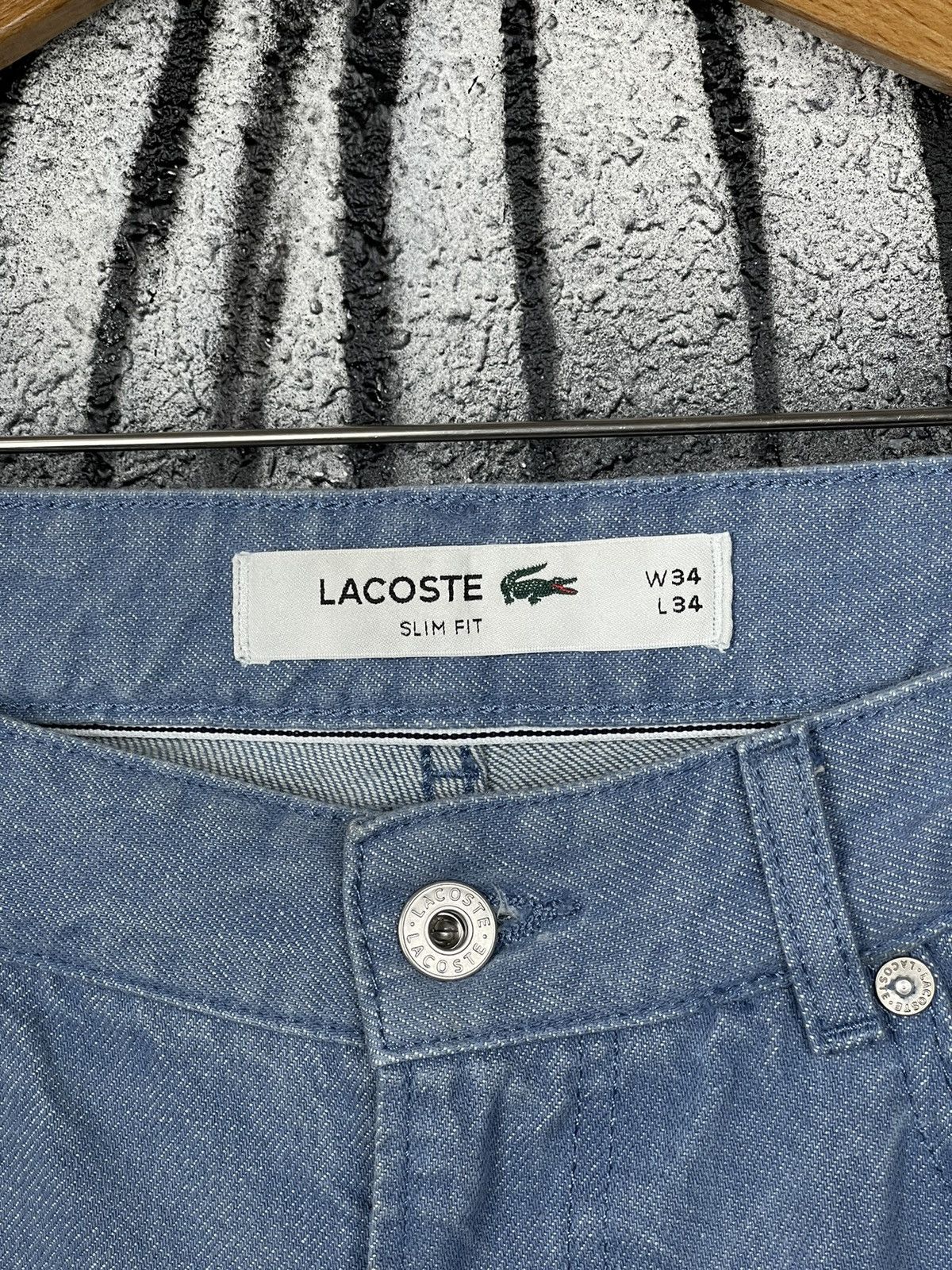 Lacoste Lacoste Slim Fit Light Blue Luxury Jeans Men’s Size W32 L34 Size US 34 / EU 50 - 9 Thumbnail
