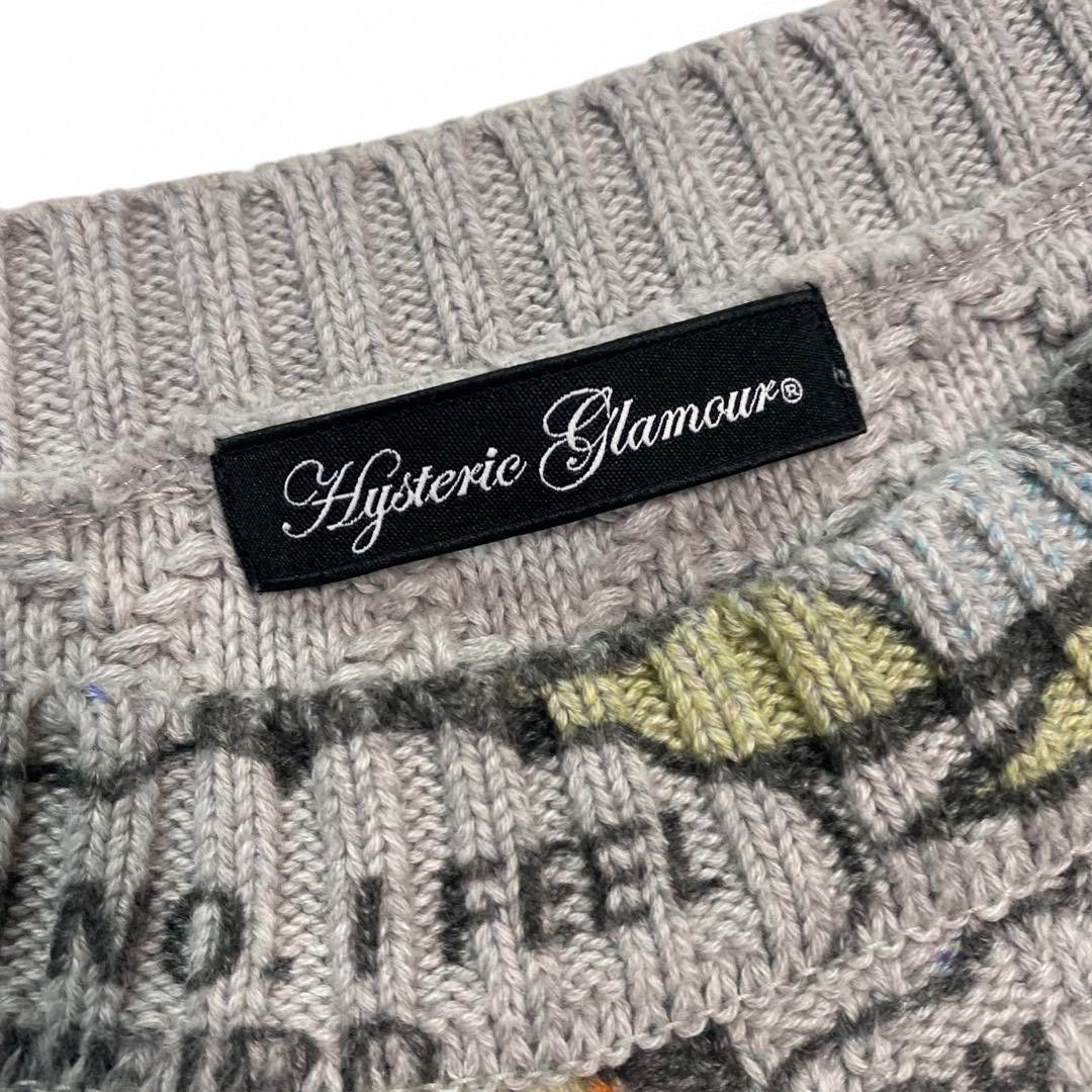 Hysteric Glamour Hysteric Glamour - Cable Knit Sweater Graphic Print Playboy Size US M / EU 48-50 / 2 - 3 Thumbnail