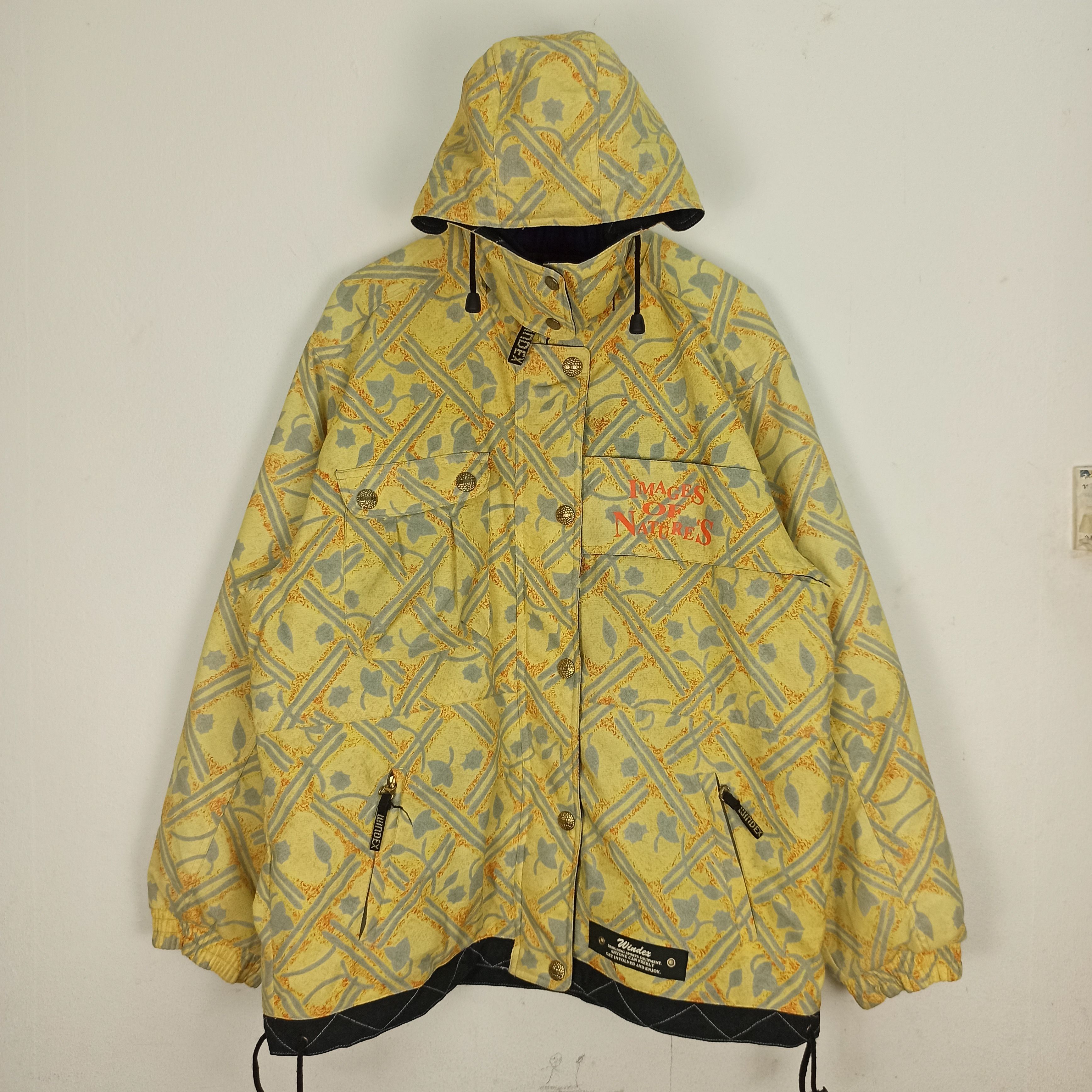 Japanese Brand × Montbell 💥Mont Bell Zipper Hoodie Polkadot