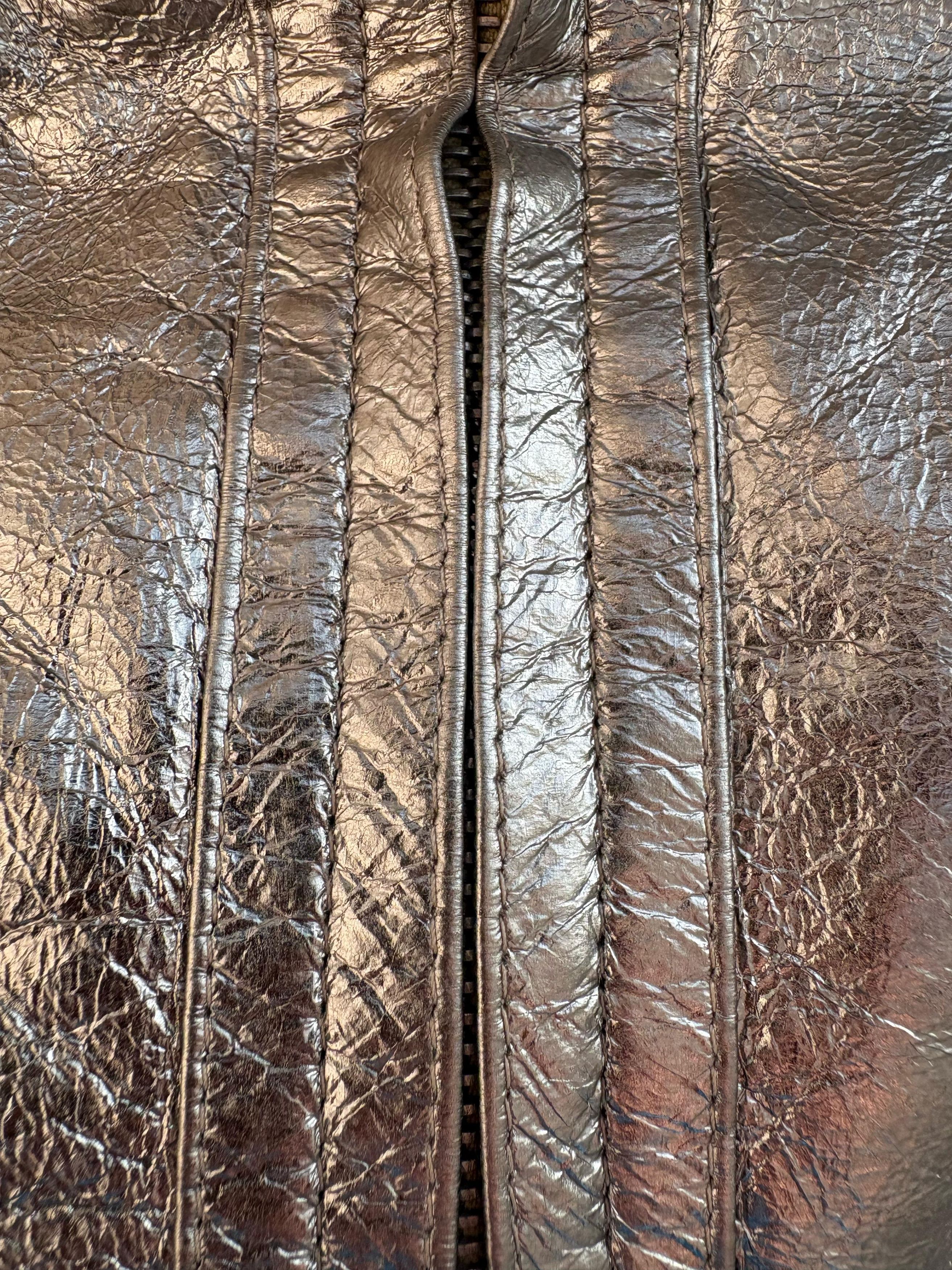 Versace Gianni Versace silver leather vintage vest Size US M / EU 48-50 / 2 - 5 Thumbnail