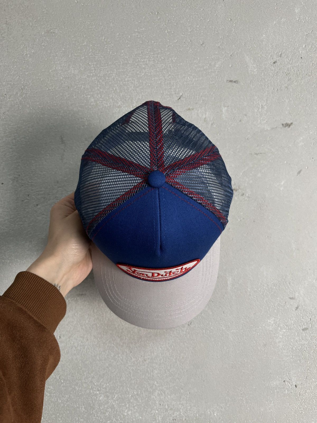 Von Dutch Deadstock Von Dutch Blue Trucker Hats Adjustable OS Size ONE SIZE - 5 Thumbnail