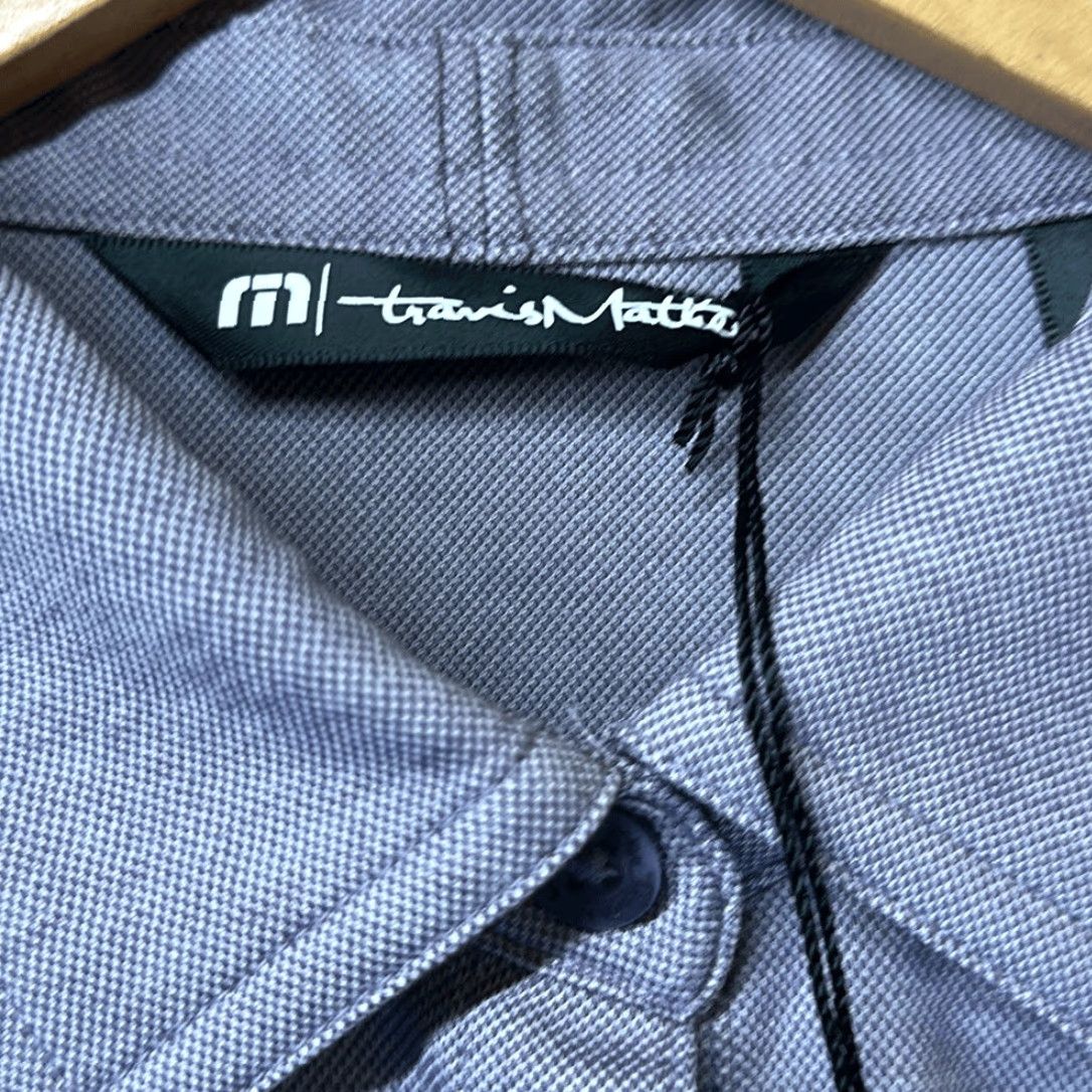 TravisMathew Travis Matthew Purple Golf Polo Short Sleeve Shirt M Medium NEW Mens Size M / US 6-8 / IT 42-44 - 7 Thumbnail