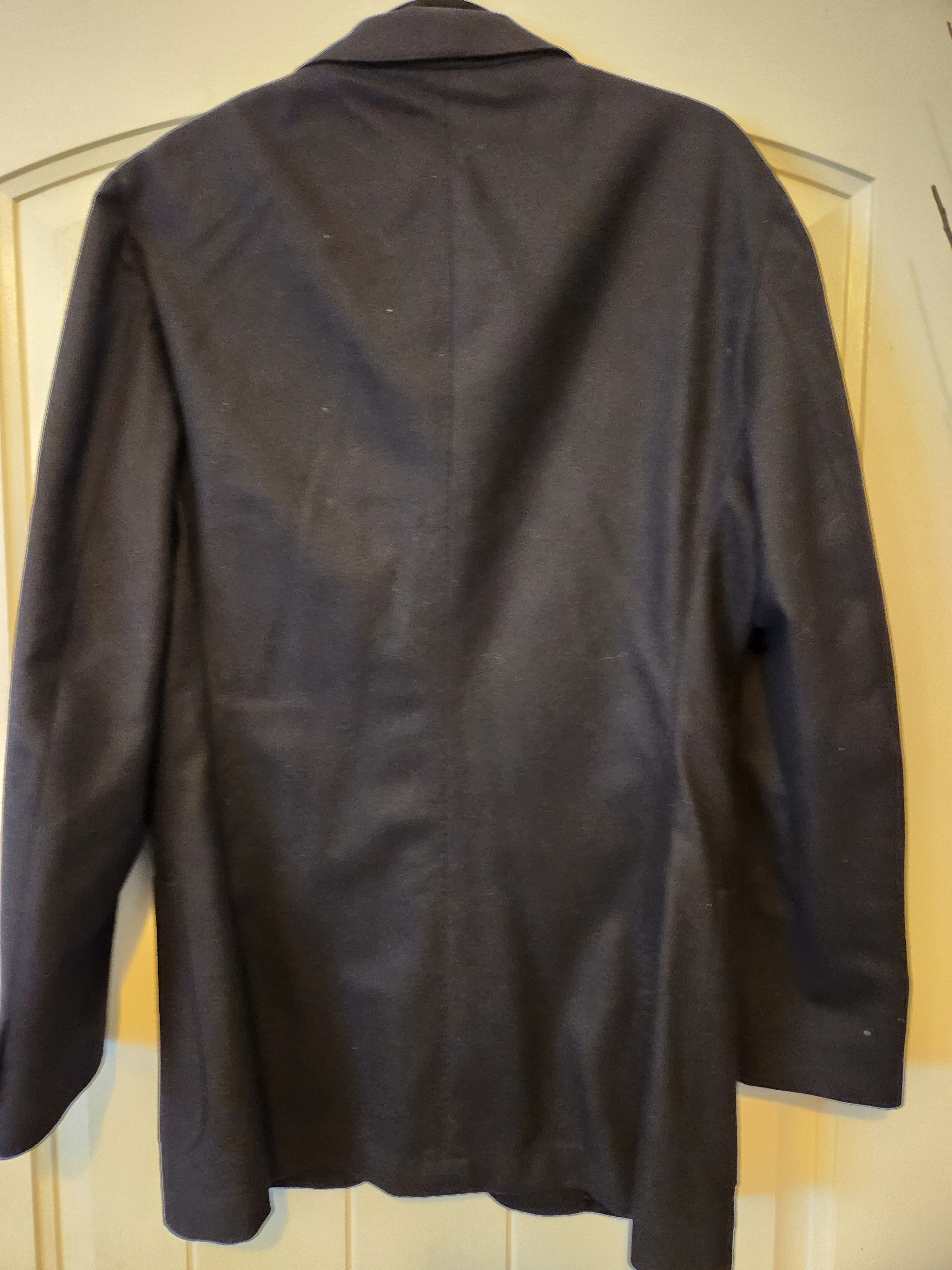Suitsupply 100% Wool Havana Unstructured Navy Blue Slim Fit Blazer Size 38L - 2 Thumbnail