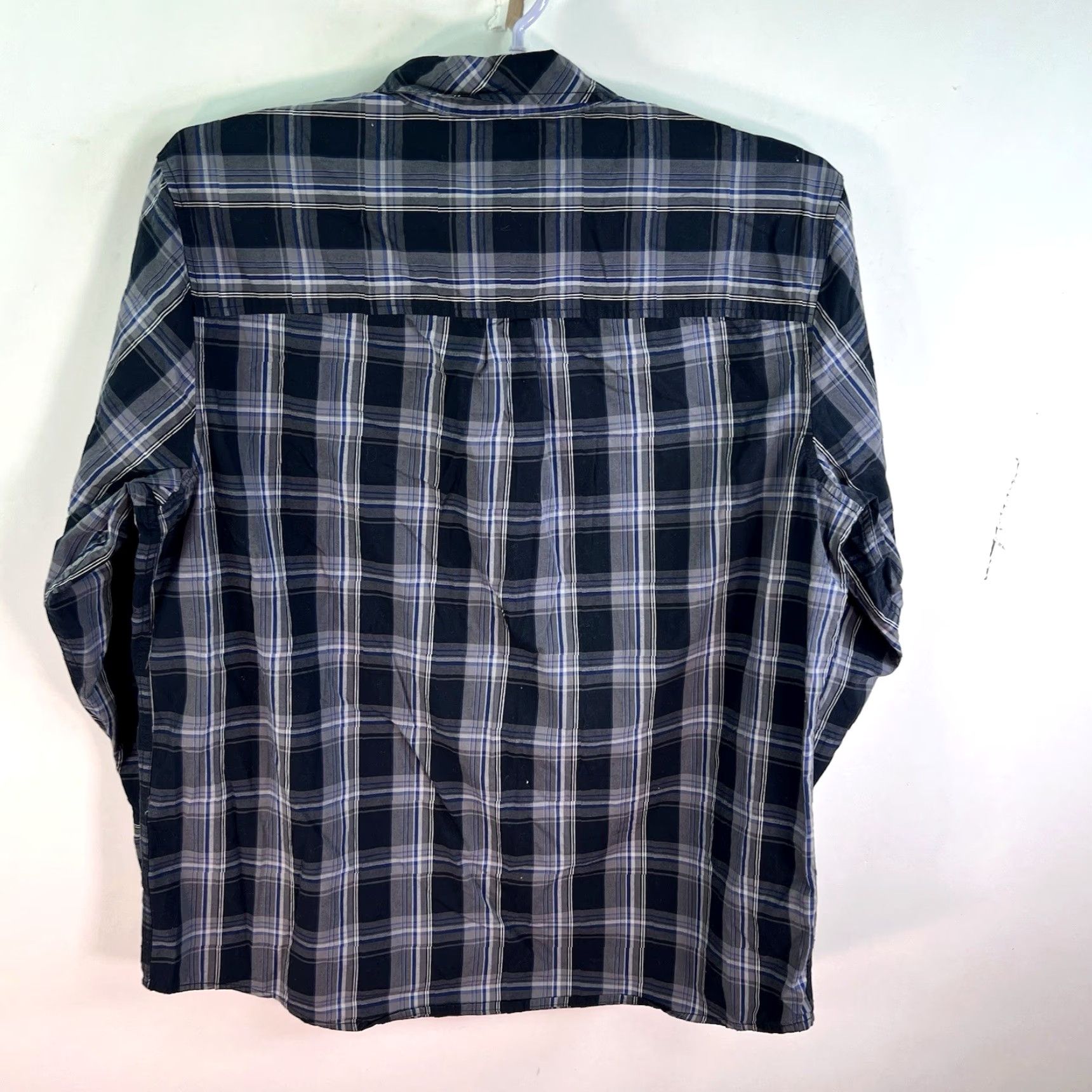 Vintage VINTAGE Field & Stream Men's 2XL Plaid Button-Down Shirt Long Sleeve Casual Blue Cotton Outdoor Size US XXL / EU 58 / 5 - 7 Thumbnail