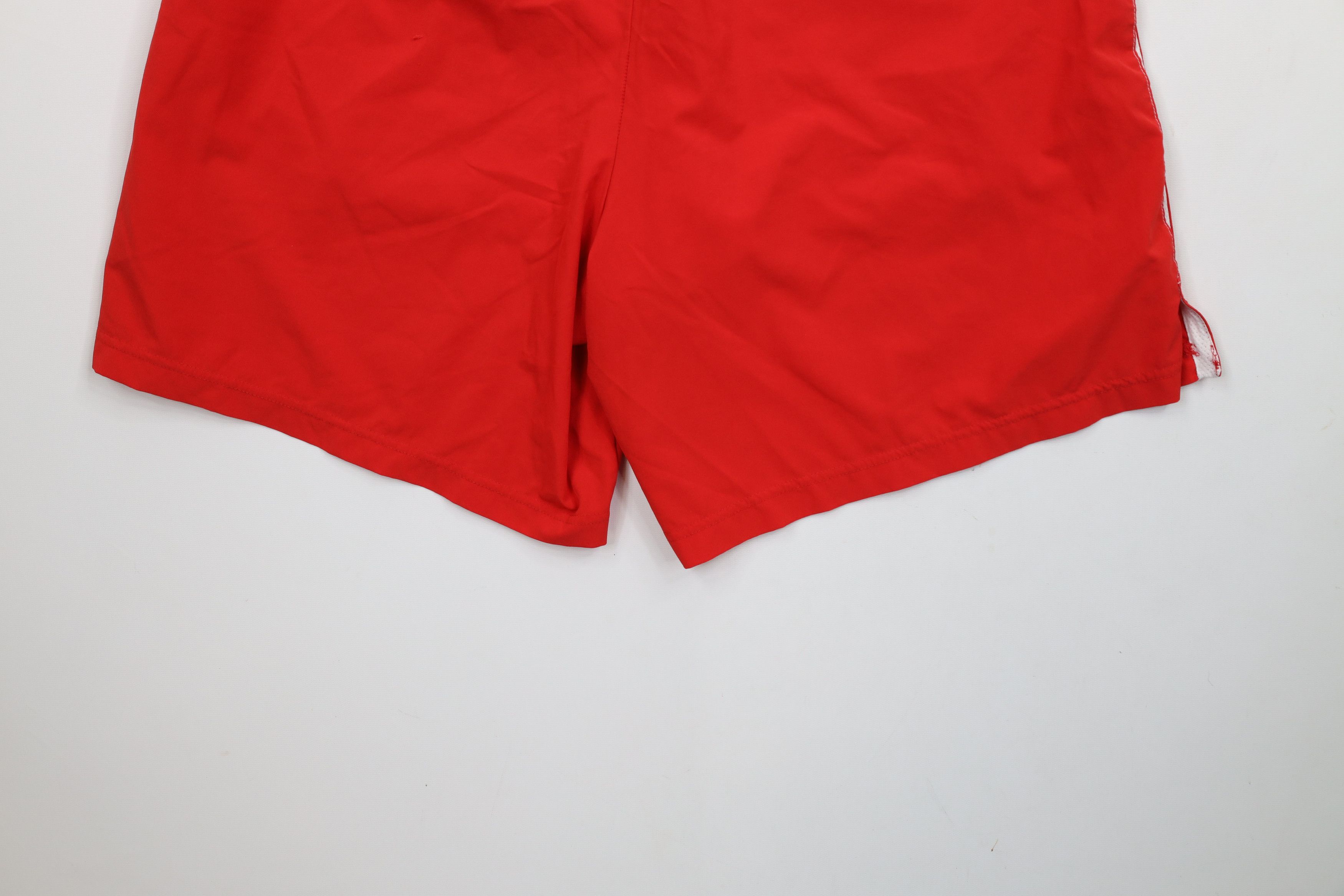 Nike × Vintage Vintage 90s Y2K Nike Scott Mini Swoosh Lined Soccer Shorts Size US 32 / EU 48 - 12 Thumbnail