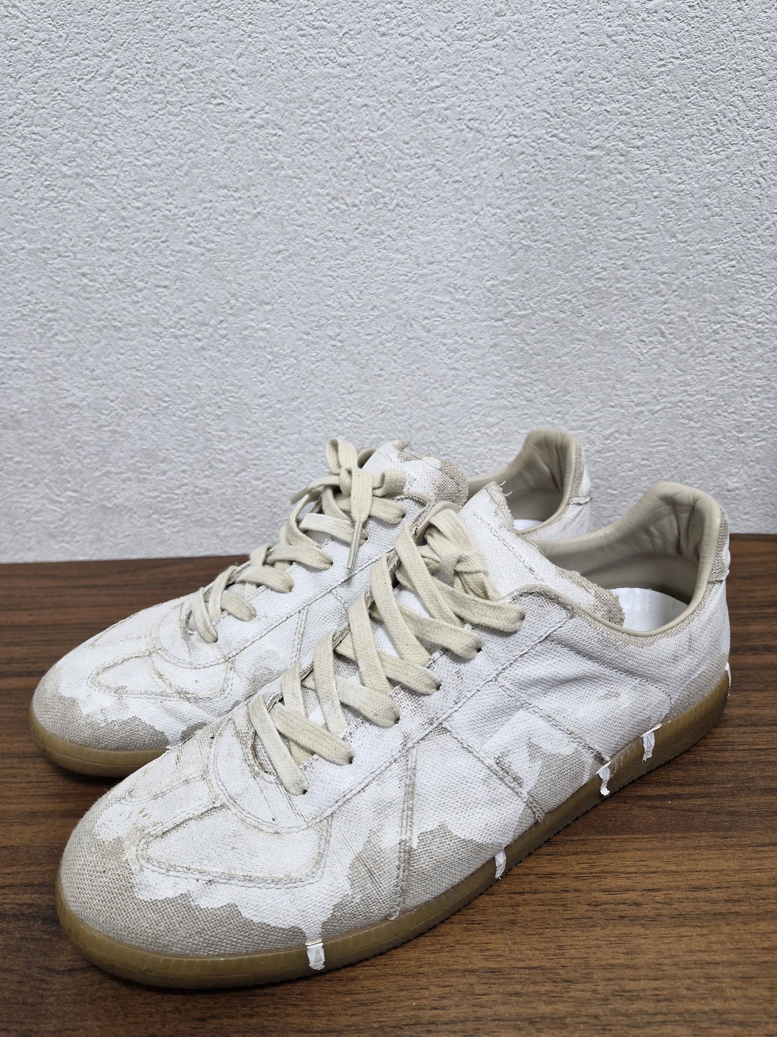 Maison Margiela MAISON MARGIELA FW21 Bianchetto Paint GATs Size US 8.5 / EU 41-42 - 1 Thumbnail