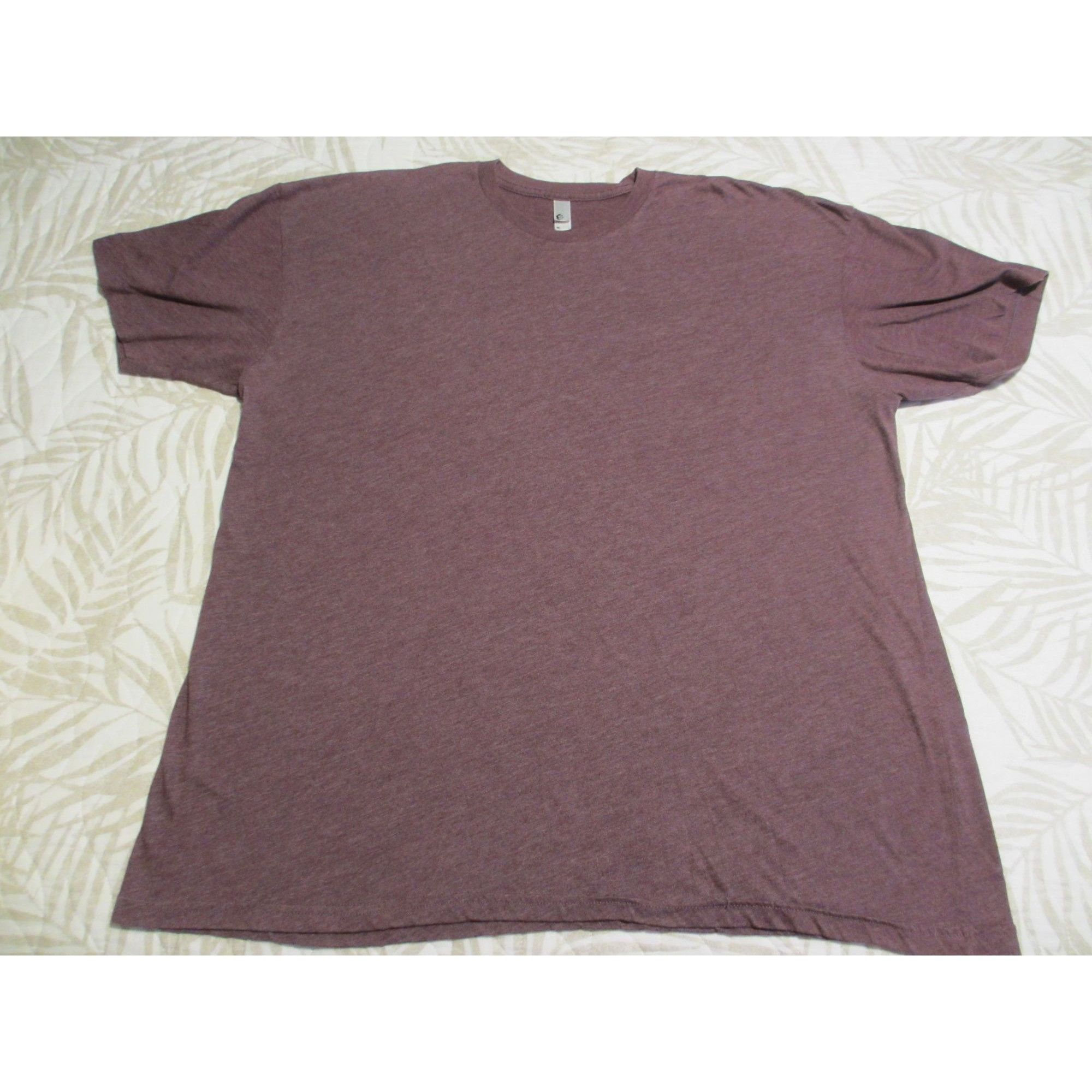 American Apparel American Apparel 50/50 Heather Purple T-Shirt XL Soft Lightw Size US XL / EU 56 / 4 - 1 Thumbnail