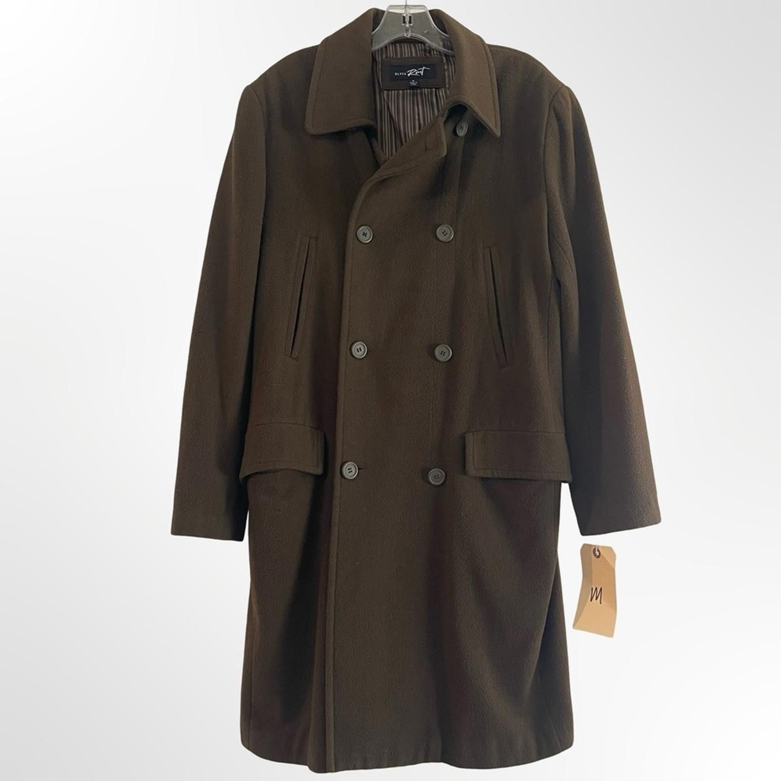 Black Rivet Black Rivet Men's Double-Breasted Coat n Medium size Mint Size US M / EU 48-50 / 2 - 1 Thumbnail