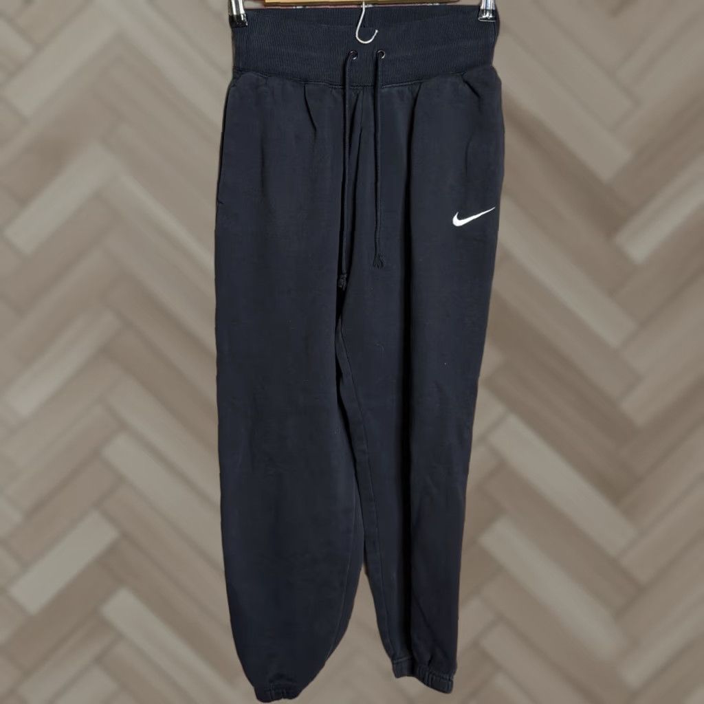 Nike Nike Pants Womens XS Black Fleece Joggers Sweatpants Swoosh Athletic DQ5887 Size 26" / US 2 / IT 38 - 1 Thumbnail