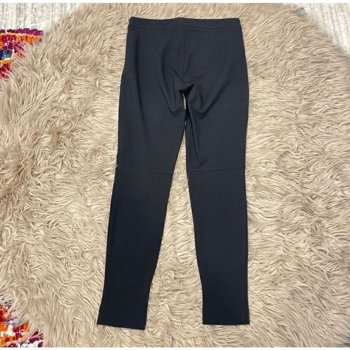 Theory Theory Black Crepe Pants Size 4 Tailored Straight Leg Size 27" / US 4 / IT 40 - 6 Thumbnail