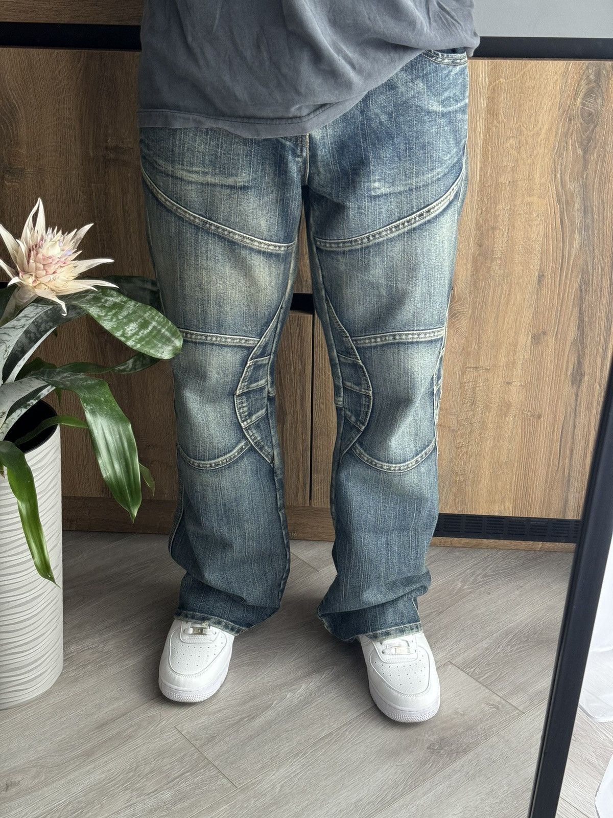 Vintage × Wrangler Crazy Vintage Y2K/2000s Baggy Grunge Skater Denim Jeans Size US 36 / EU 52 - 1 Thumbnail