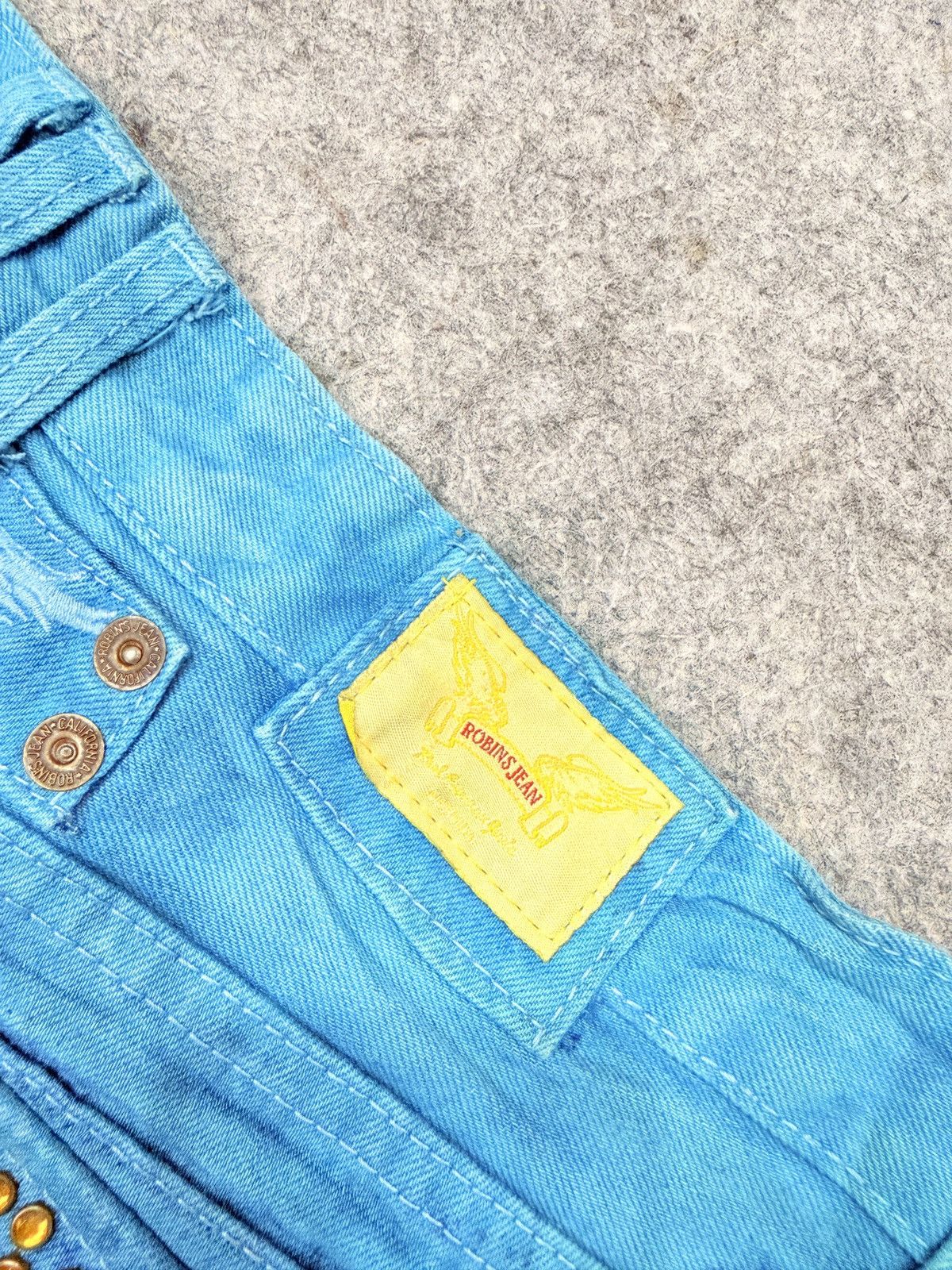 Robins Jeans Rare vintage Robin studded denim Size US 40 / EU 56 - 12 Thumbnail
