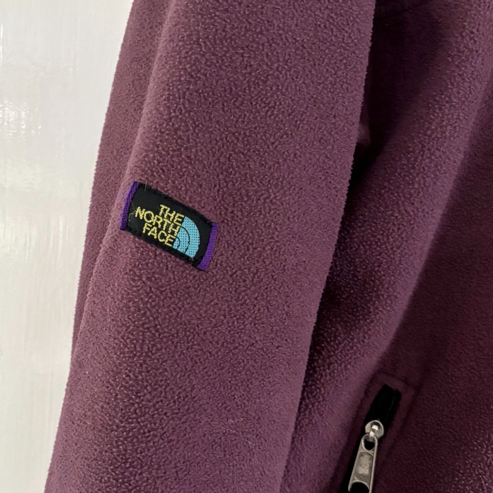 The North Face VINTAGE The North Face Fleece Jacket Women's Medium Burgundy Polartec Light Size M / US 6-8 / IT 42-44 - 6 Thumbnail