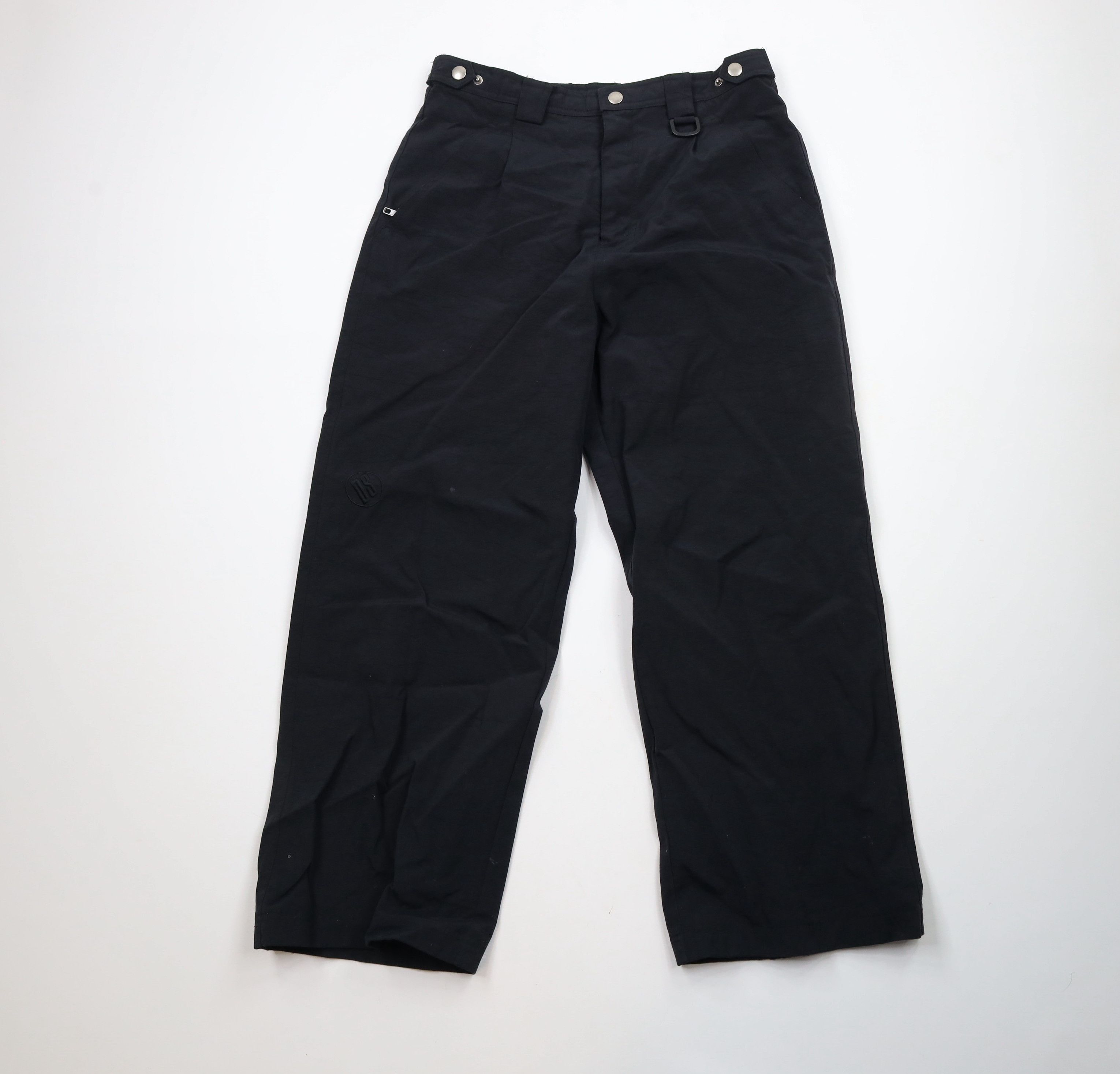 Vintage Vintage 90s Y2K Streetwear Wide Leg Skateboard Pants Black Size US 36 / EU 52 - 1 Thumbnail