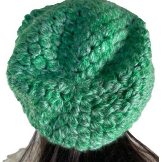 Handmade Crochet Slouch Hat Slouchy Beanie Snood Handmade Adult Size Size ONE SIZE - 4 Thumbnail