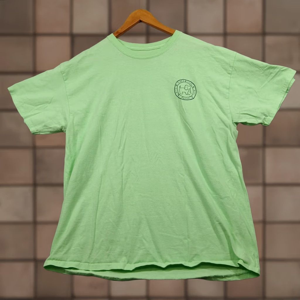 Vintage Puppie Love T-Shirt Mens XL Green Florida Rescue Dog Graphic Printed in USA Size US XL / EU 56 / 4 - 1 Thumbnail