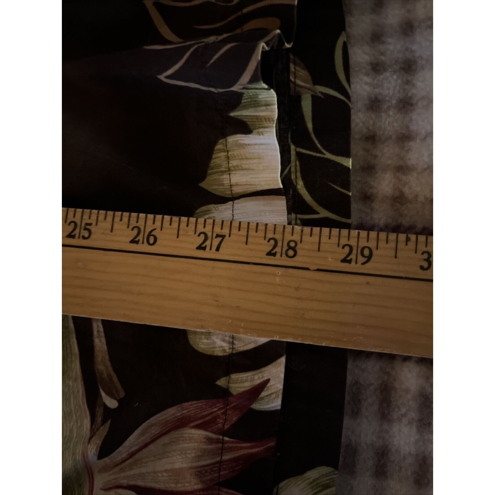 Other Malihini Men's XL Brown Floral Button Cotton Hawaiian Shirt Size US XL / EU 56 / 4 - 14 Thumbnail
