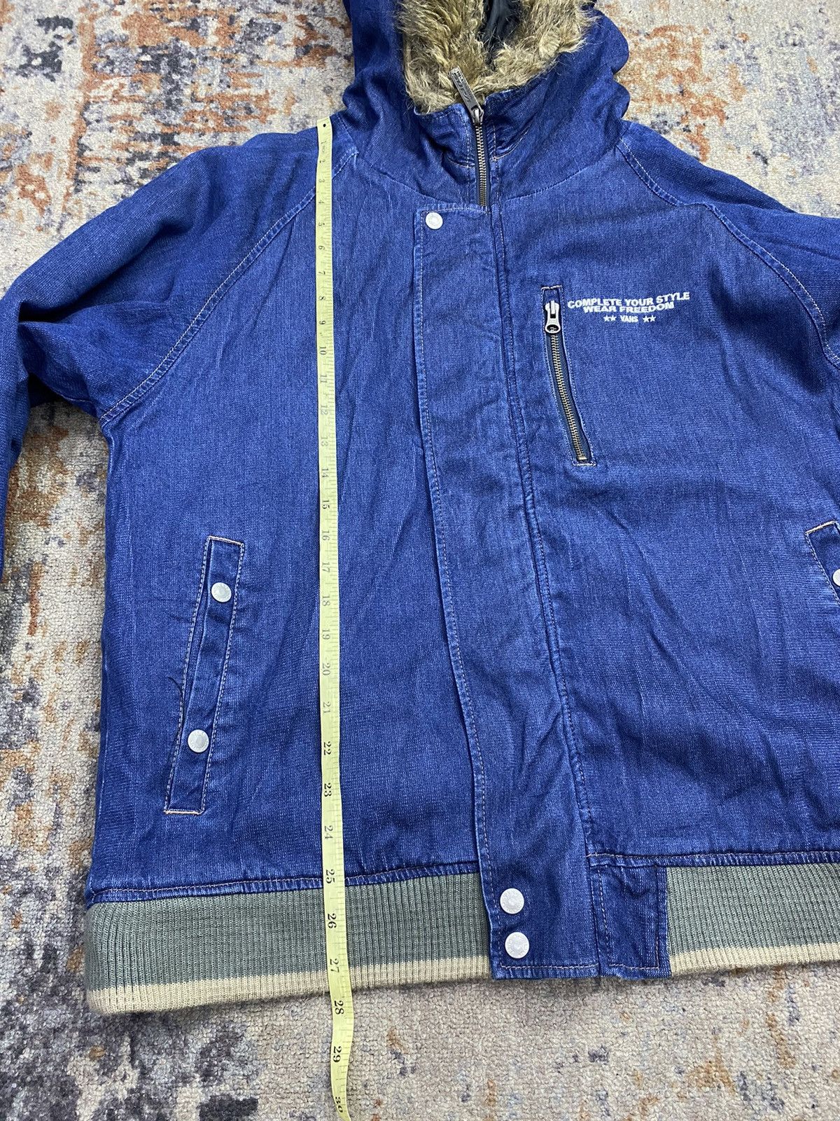 Vans fur denim jacket vintage vans winter session Size US L / EU 52-54 / 3 - 8 Thumbnail