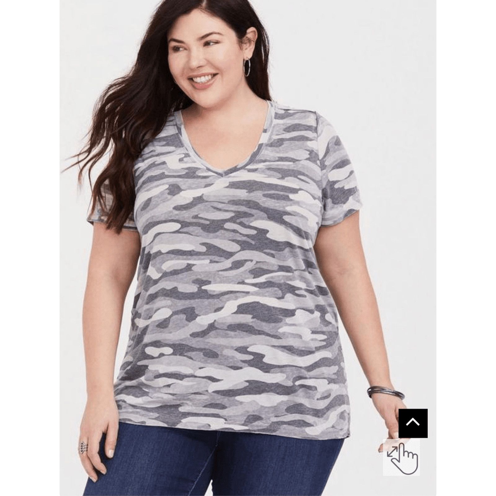 Other Classic Fit Camo Casual Collegiate Lounge Comfy V-Neck Tee Size L / US 10 / IT 46 - 1 Thumbnail