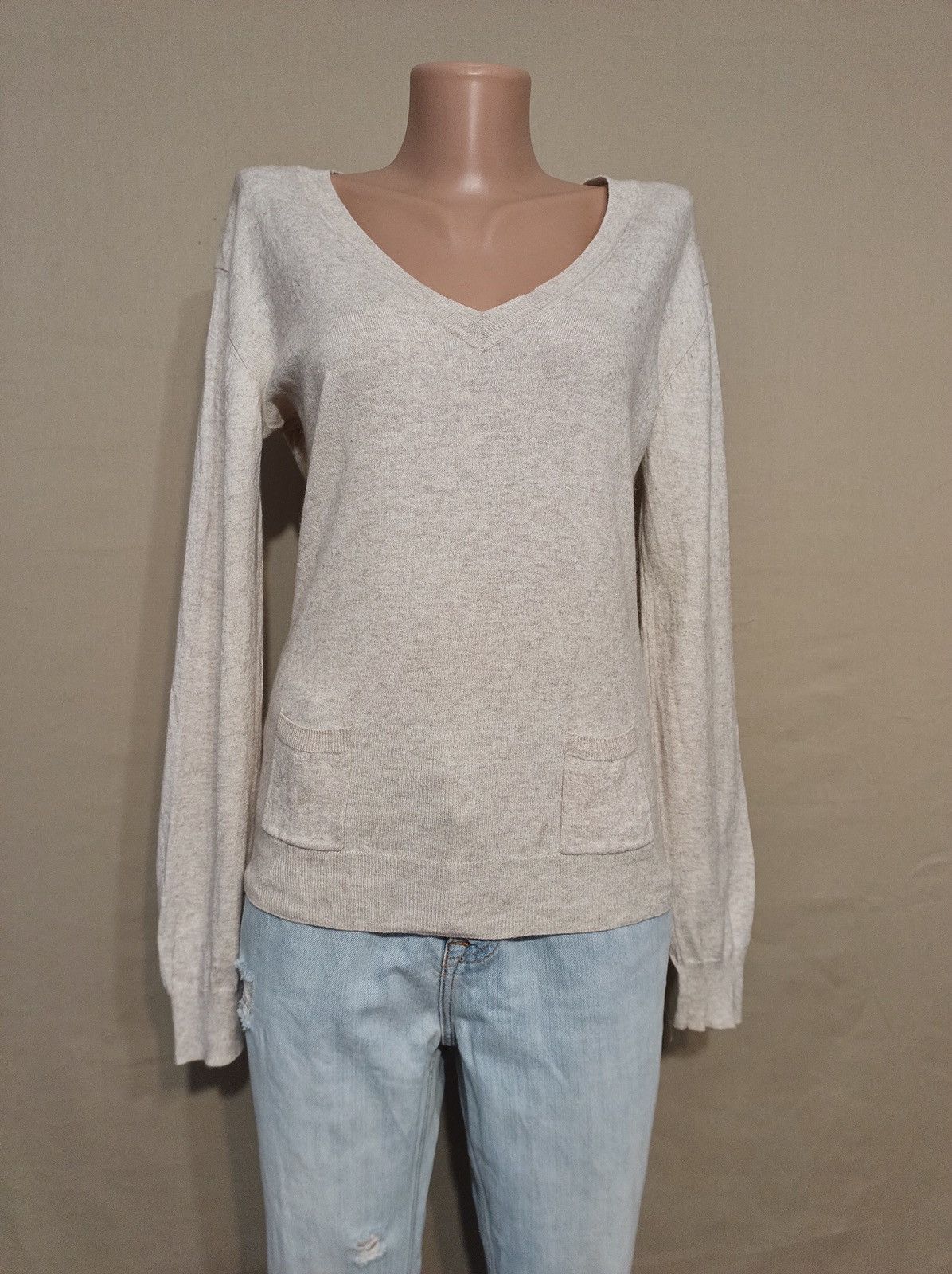 Sandro SANDRO Paris Beige Wool Women’s Sweater Size 2 M Size M / US 6-8 / IT 42-44 - 1 Thumbnail