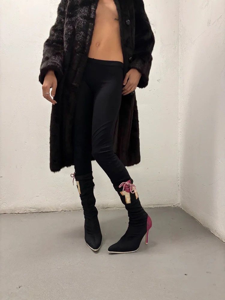 Rick Owens Black knit Rick Owens Lilies leggings Size 30" / US 8 / IT 44 - 2 Thumbnail