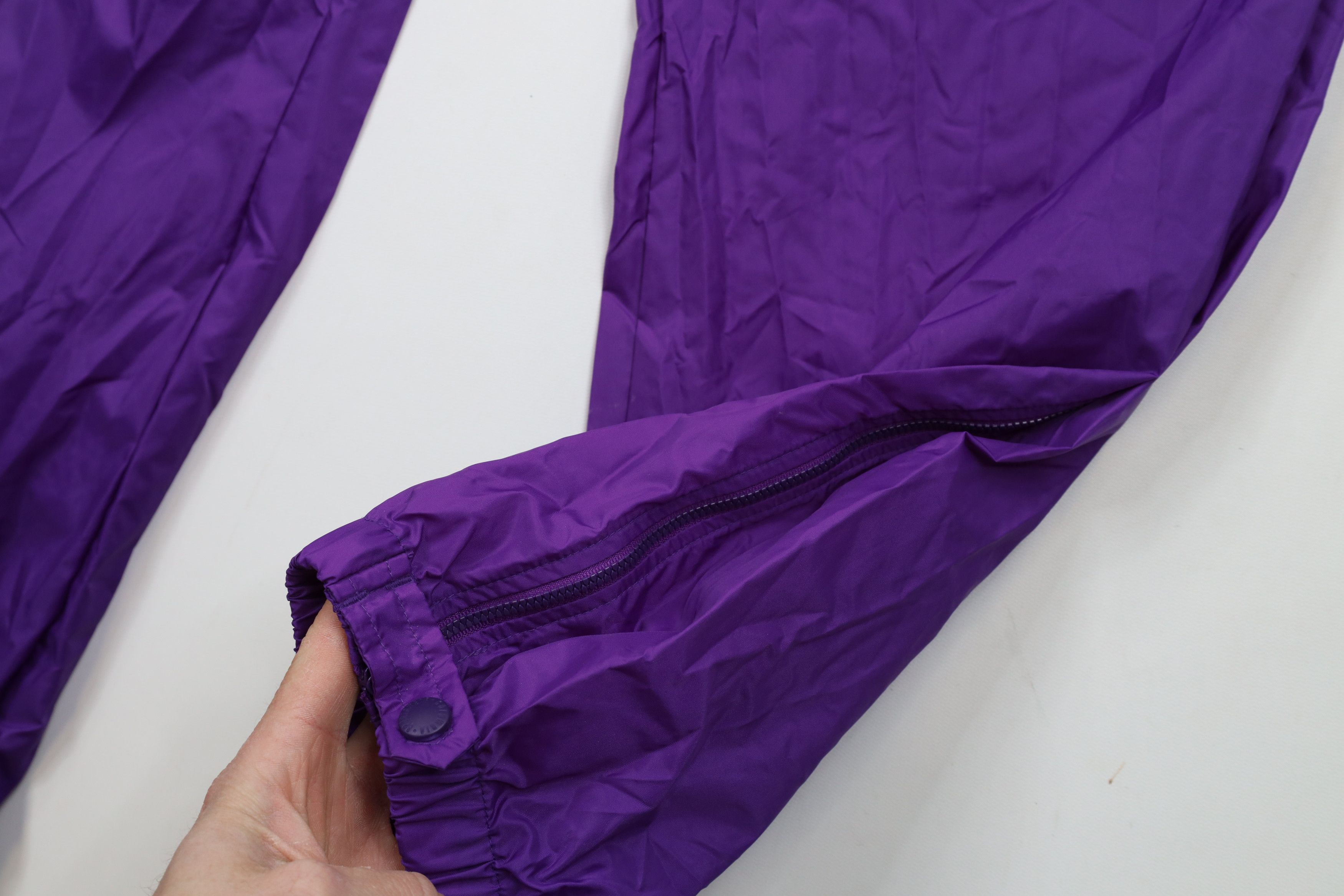 Columbia × Vintage Vintage 90s Columbia Waterproof Rain Joggers Pants Purple Size 30" / US 8 / IT 44 - 5 Thumbnail