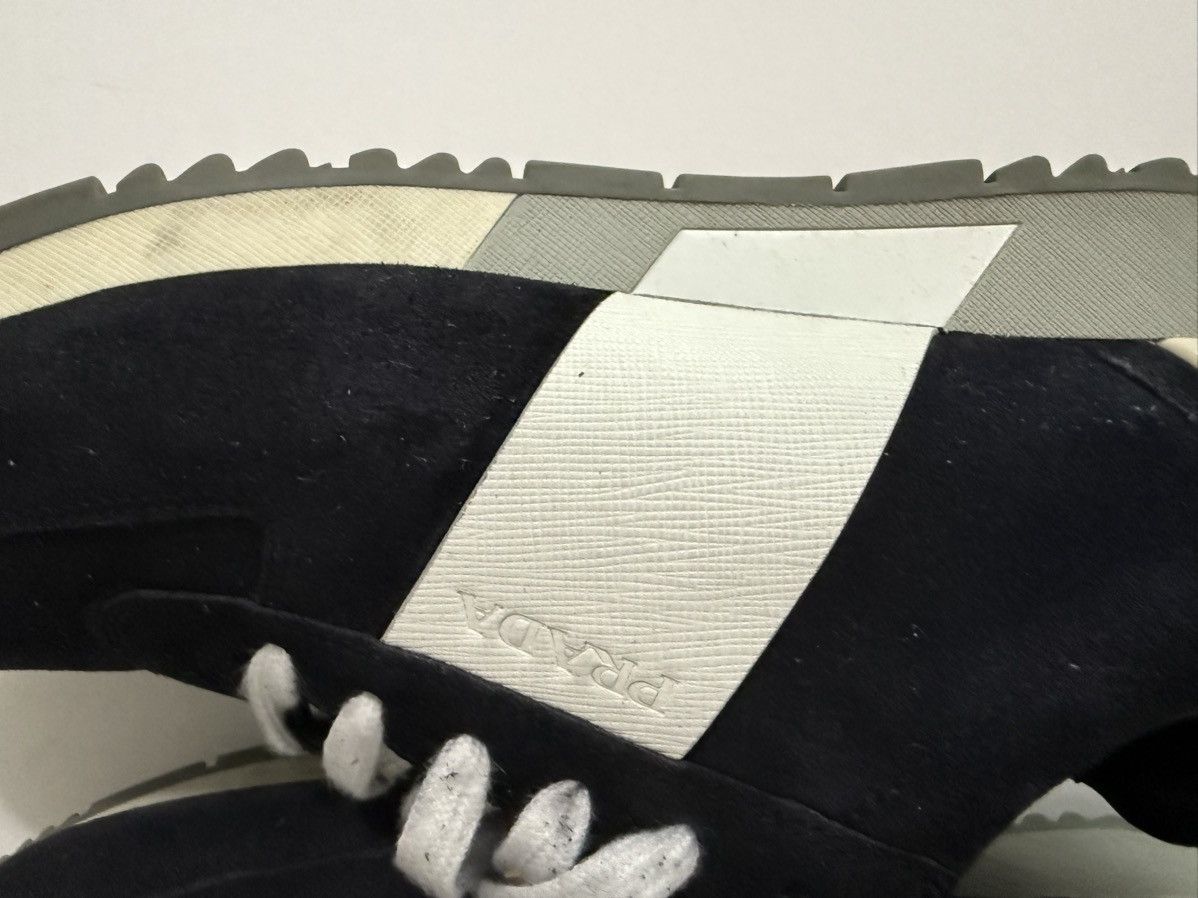 Prada Prada Sport Linea Rossa Sneakers – Black Suede – Size 38 Size US 8 / IT 38 - 2 Thumbnail