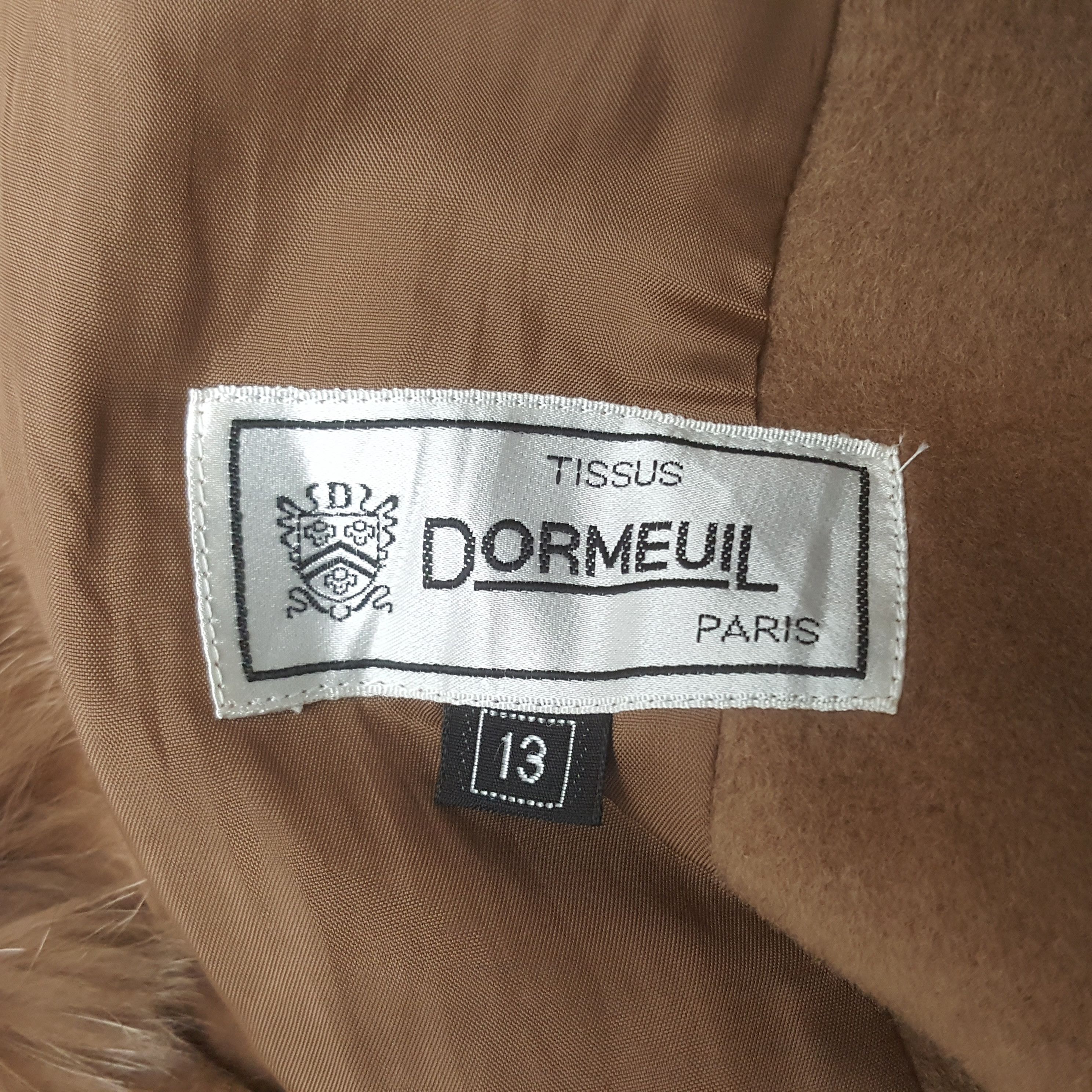 Vintage Vintage Dormeuil Paris Fur Trench Coat Jacket Size L / US 10 / IT 46 - 7 Thumbnail