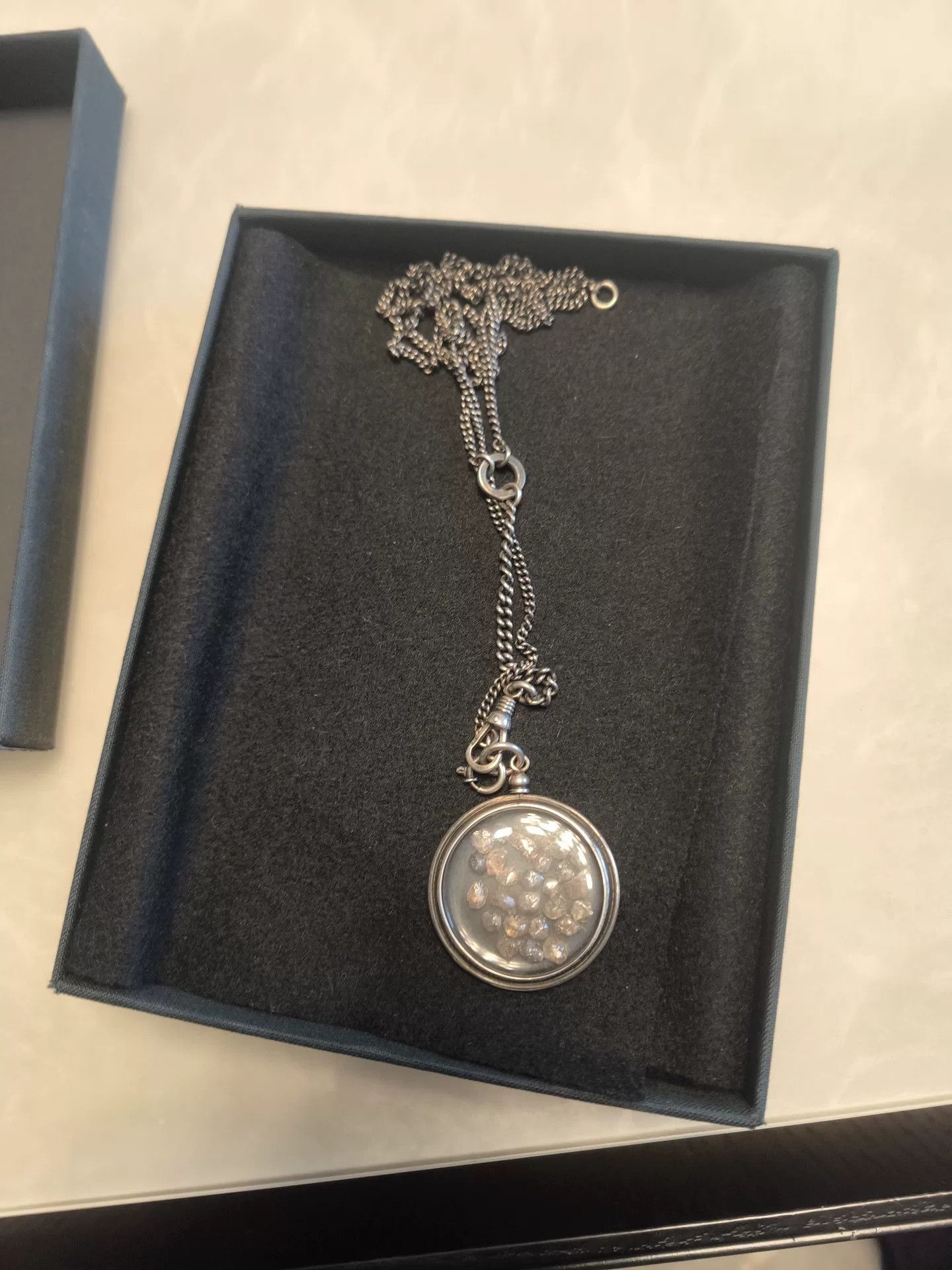 Ann Demeulemeester Ann Demeulemeester Distressed Raw Stone Necklace Size ONE SIZE - 1 Thumbnail