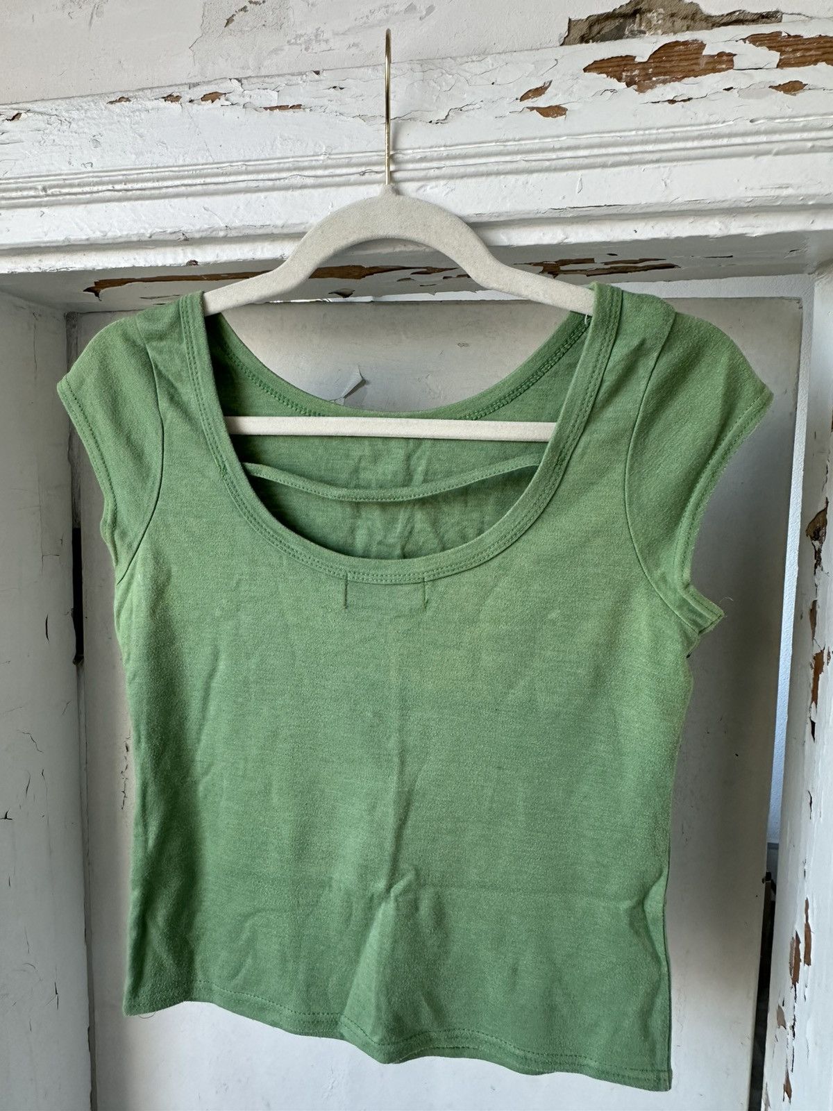 Japanese Brand × Vintage Vintage Printed Green Top Size M / US 6-8 / IT 42-44 - 5 Thumbnail