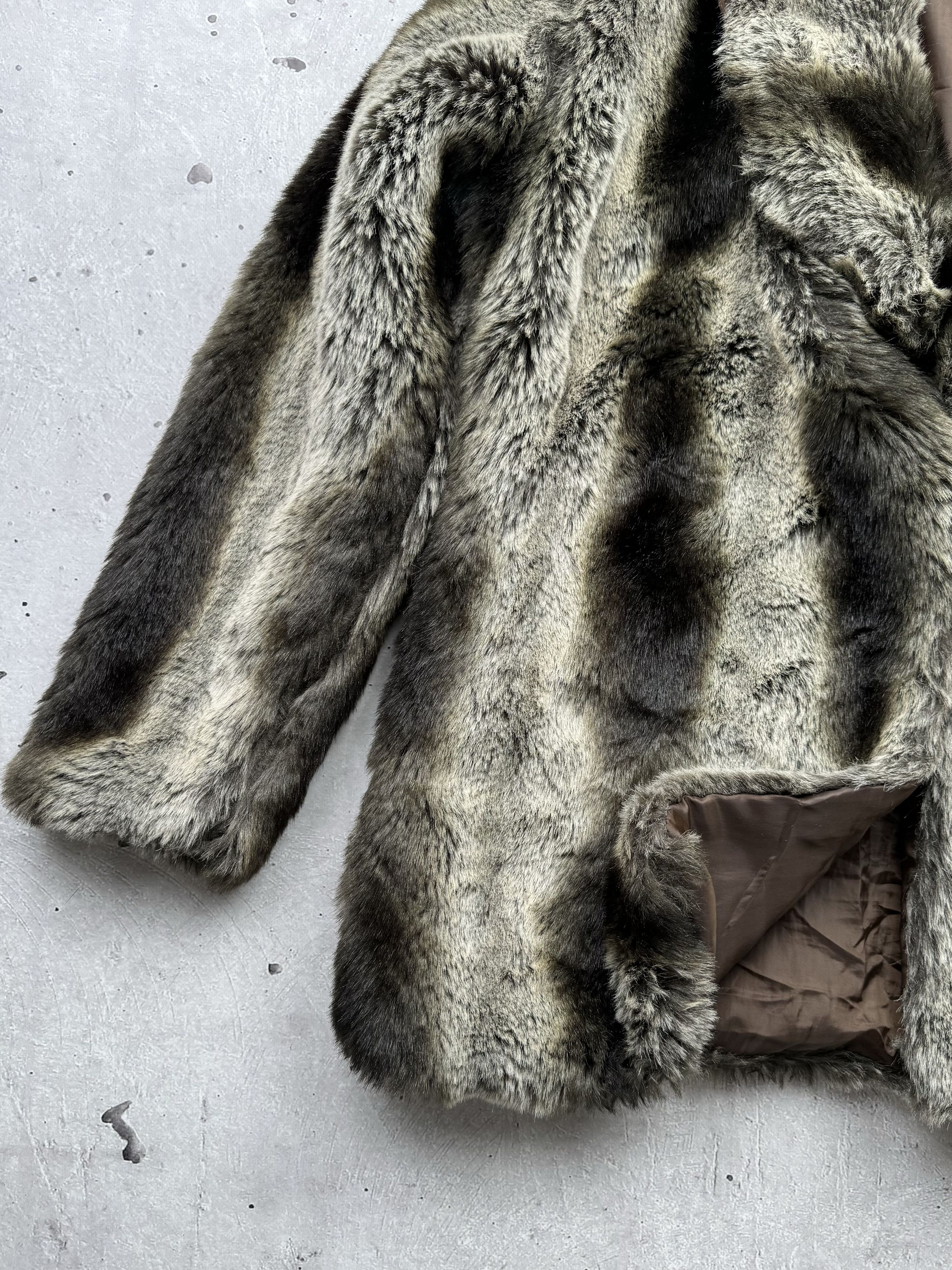 Other Vintage Faux Fur Coat Size M / US 6-8 / IT 42-44 - 4 Thumbnail
