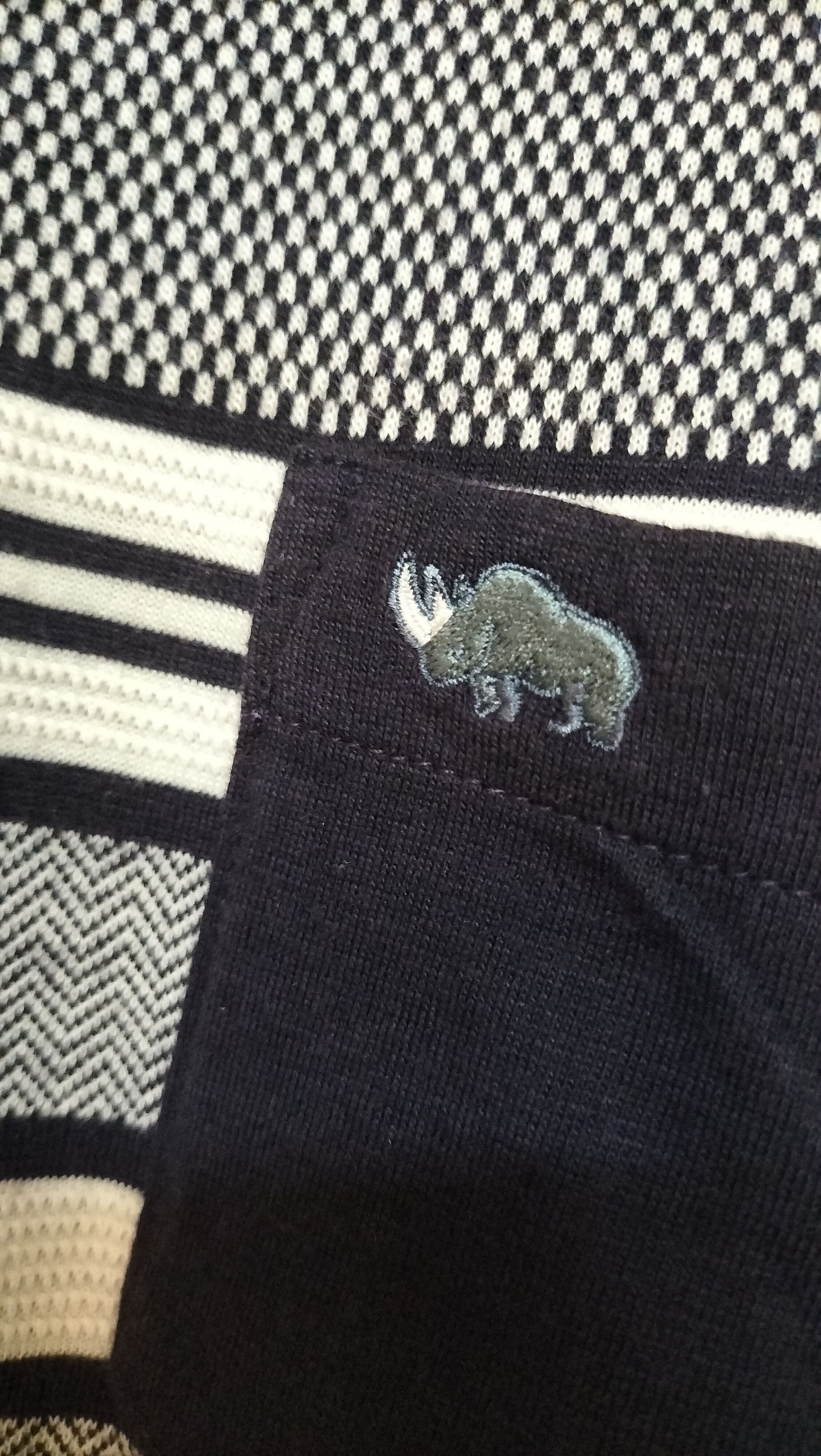 Japanese Brand Vintage Kansai Yamamoto pocket stripes menswear fashion Size US L / EU 52-54 / 3 - 4 Thumbnail