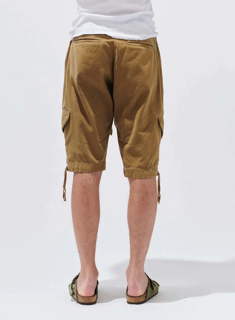Greg Lauren $940 NWT Greg Lauren Tan Baker Cargo Shorts US-L (Size3) Size US 34 / EU 50 - 2 Thumbnail