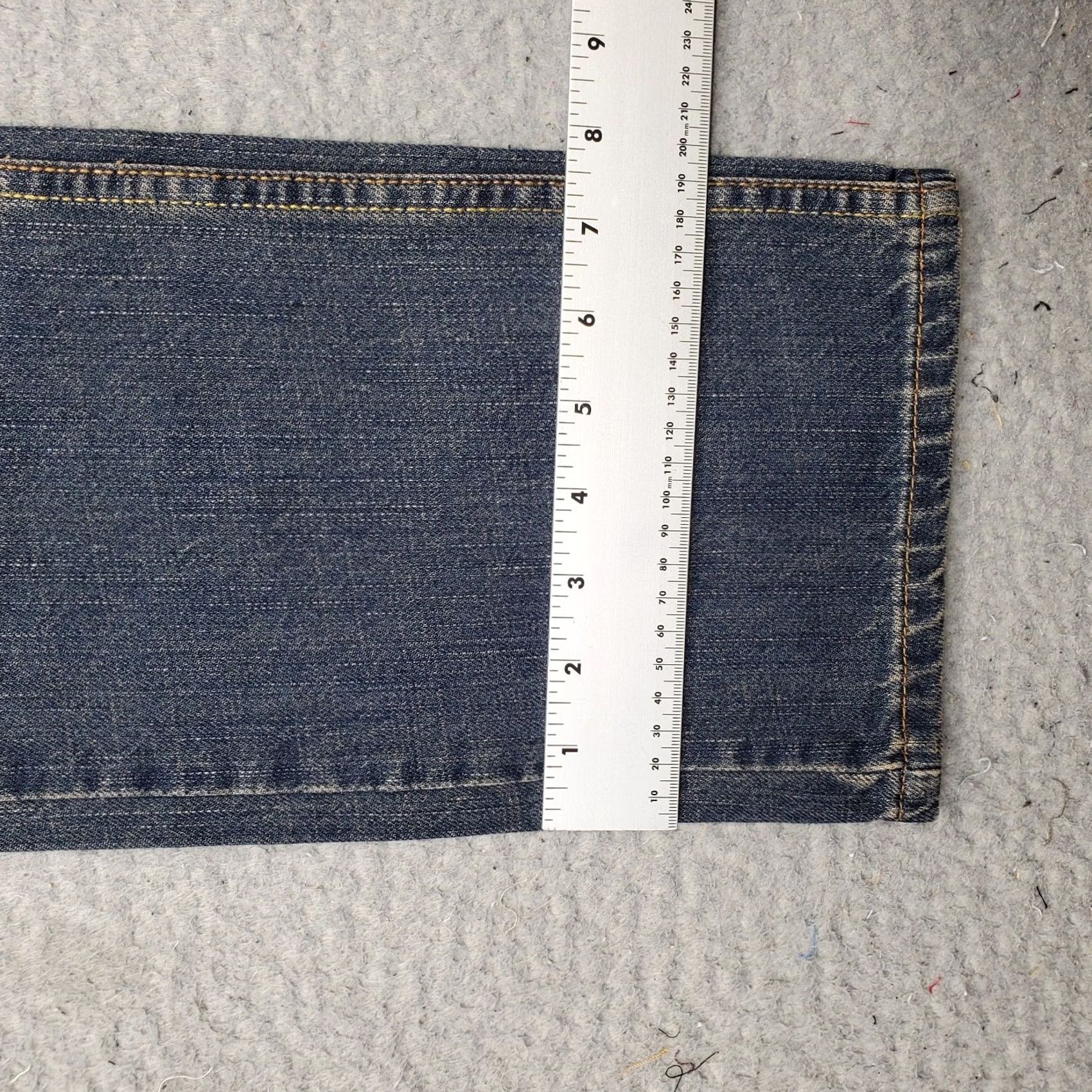 Levi's Levi's Womens 12 Blue Easy Fit Adjustable Waist Premium Comfort Straight Jeans Size 34" / US 12 / IT 48 - 5 Thumbnail