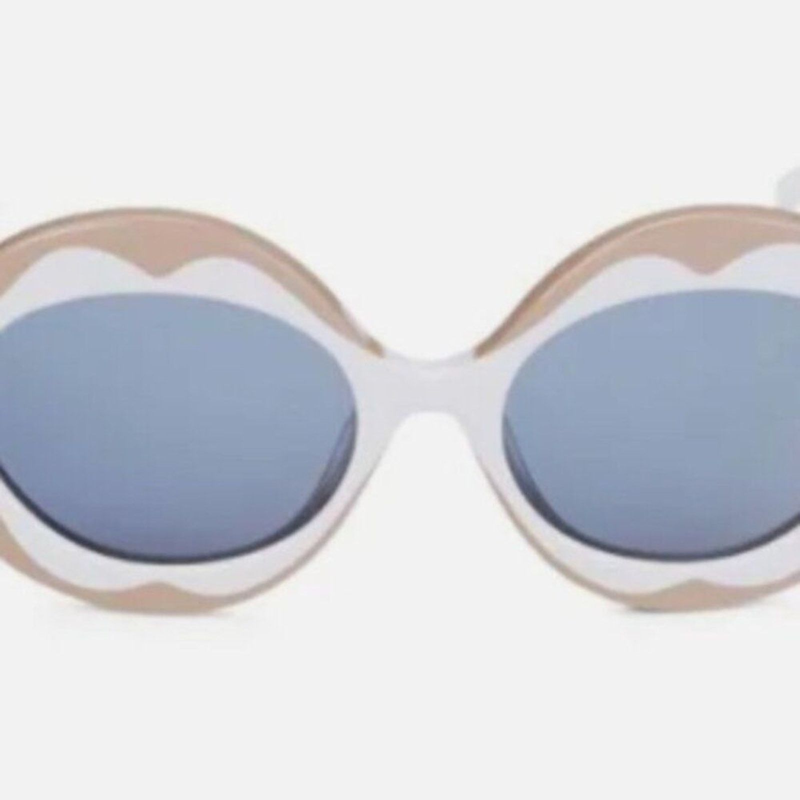 Marni Marni 53mm Round flower Sunglasses ice beige Size ONE SIZE - 4 Thumbnail