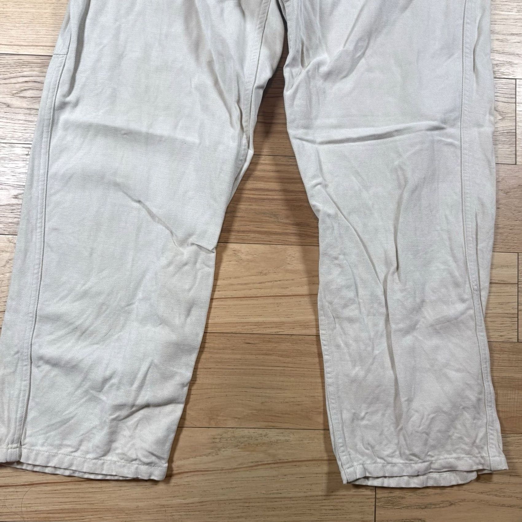 Polo Ralph Lauren VINTAGE Polo Ralph Lauren Linen Blend Pants Men's 38x29 Ivory Straight Leg Chino Pants Mens Size US M / EU 48-50 / 2 - 2 Thumbnail