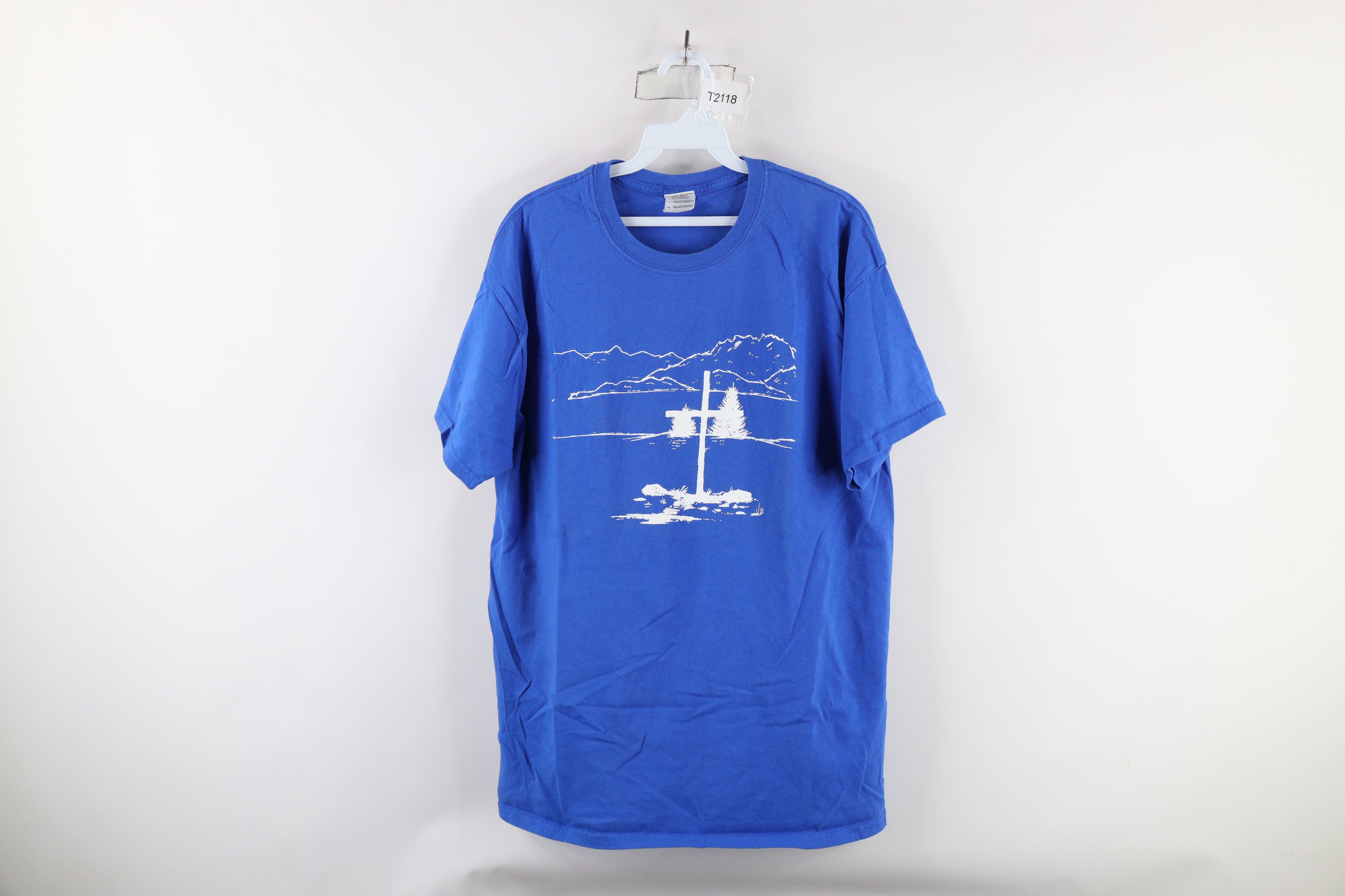 Vintage Vintage Echo Ranch Bible Camp Short Sleeve T-Shirt Blue Size US L / EU 52-54 / 3 - 1 Thumbnail