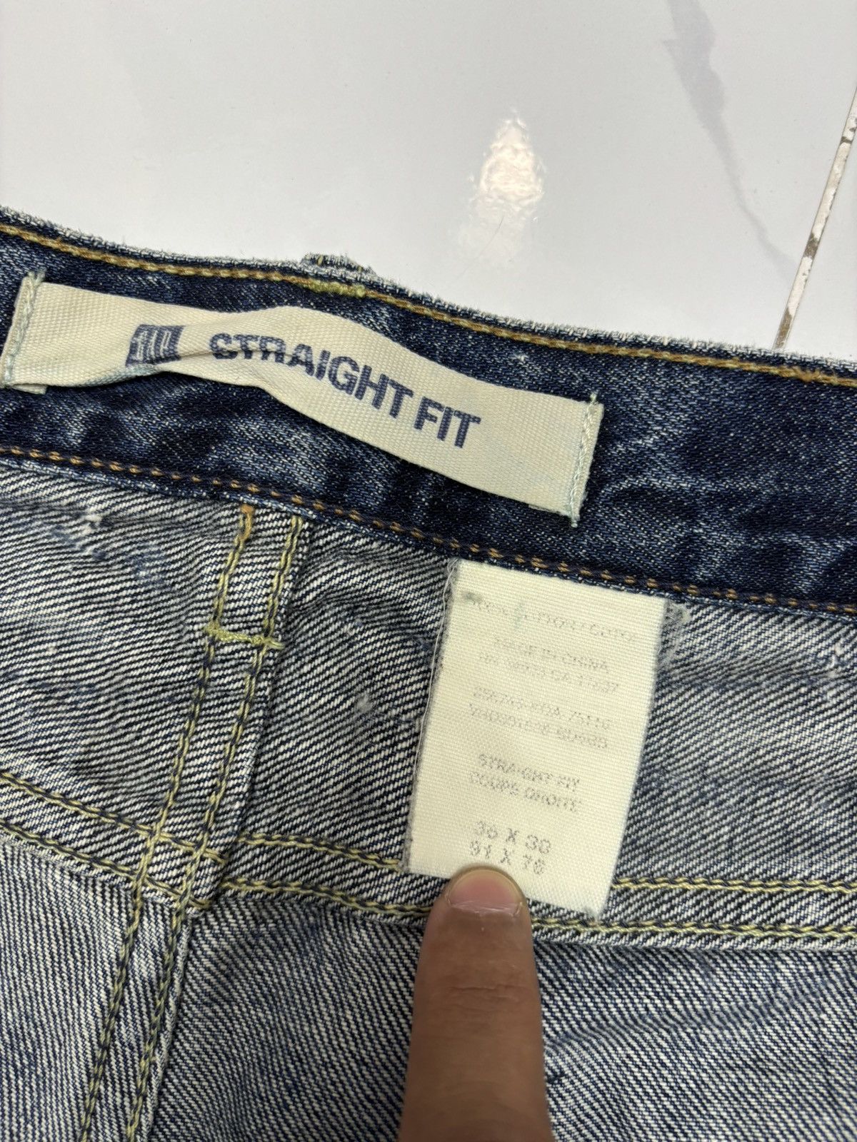 Kapital BAGGY FLARE JEANS DISTRESSED DENIM GAP AGE WASH JEANS Size US 37 - 12 Thumbnail