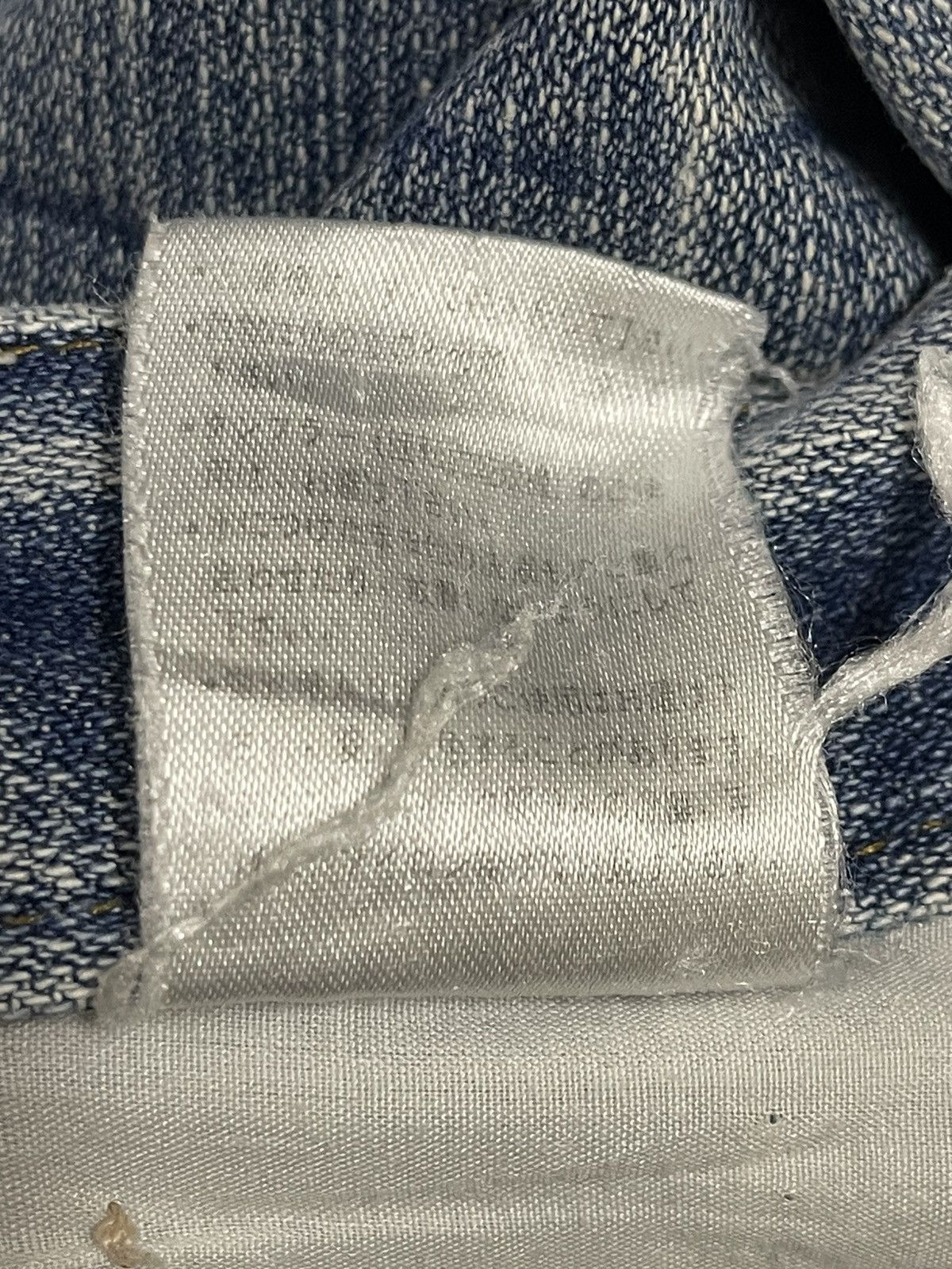 Kapital Vintage Japanese Brand Blue Faded Wash Distress Loose Jeans Size US 34 / EU 50 - 10 Thumbnail
