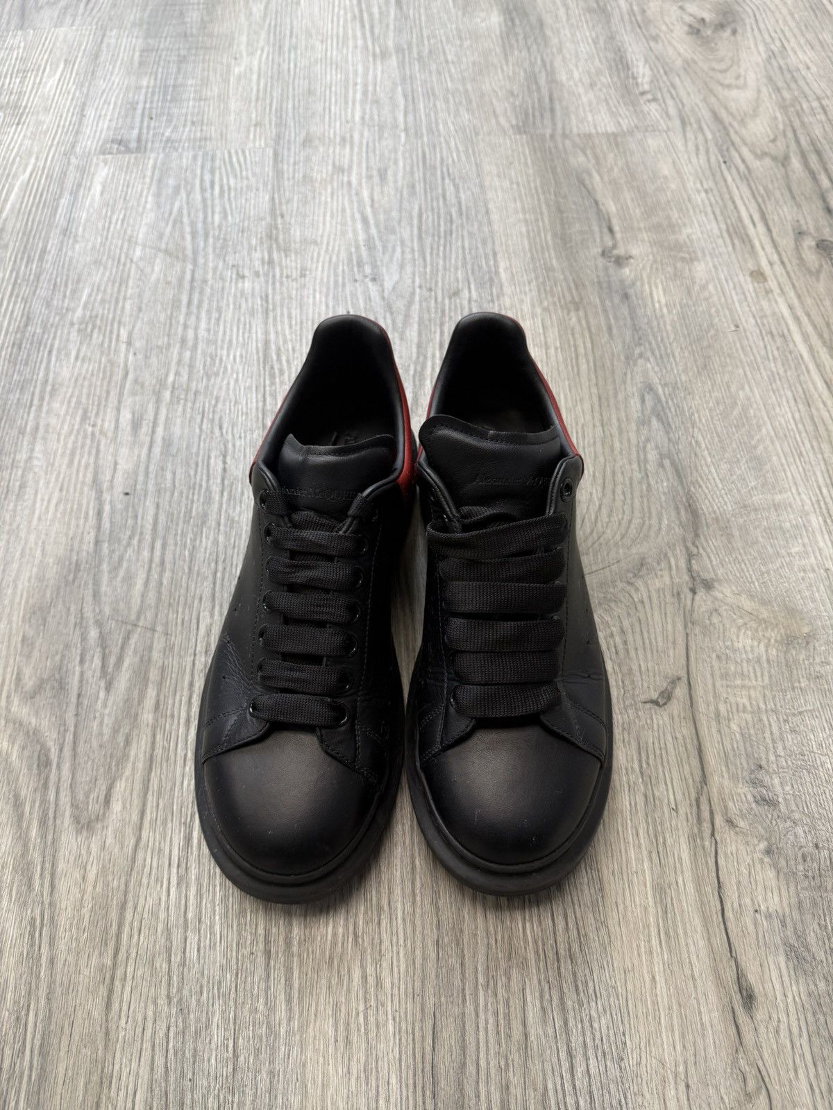 Alexander McQueen Alexander Mcqueen Oversized Sneakers - Black / Red Size US 9 / EU 42 - 2 Thumbnail