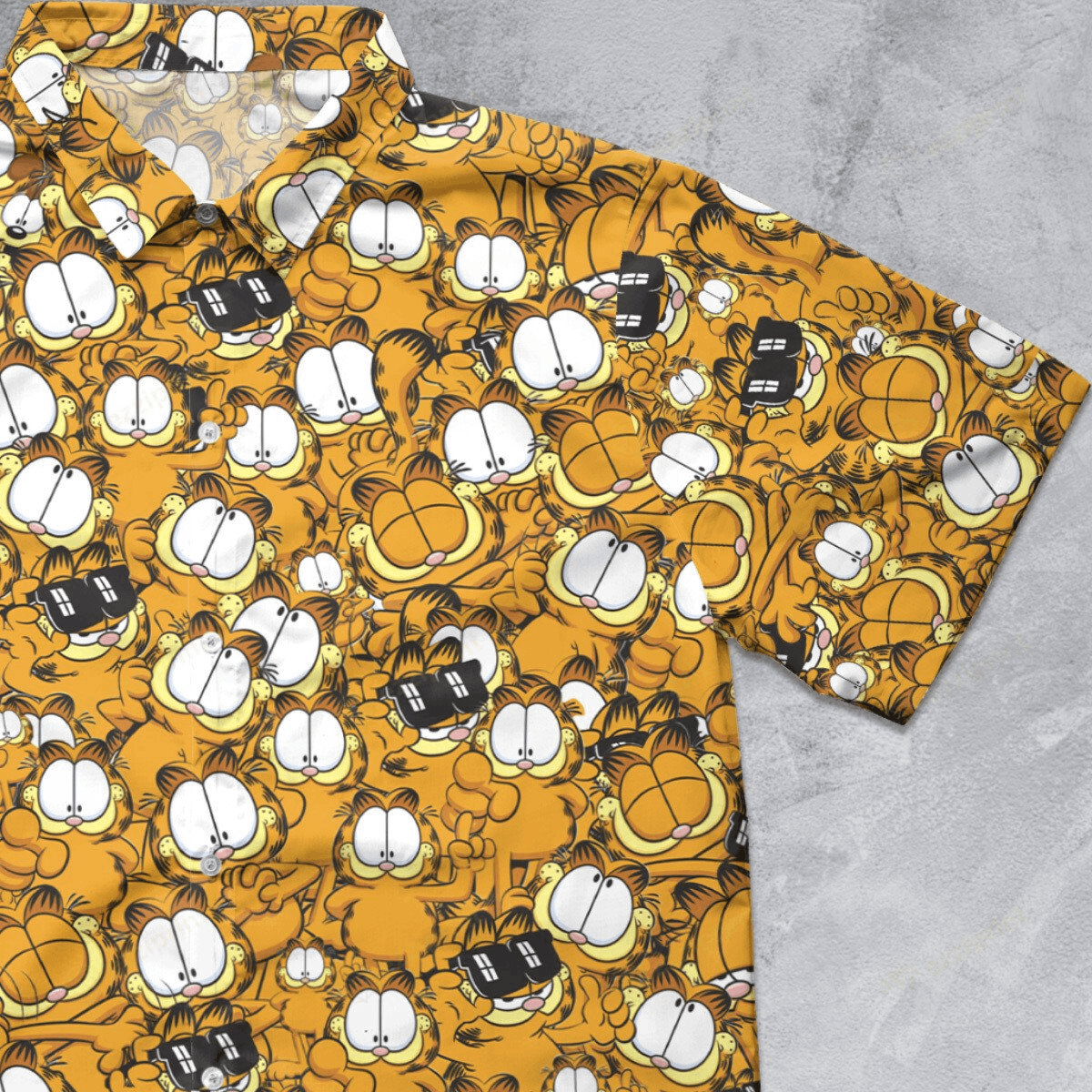 The Unbranded Brand Garfield The Garfield Show Button Down Shirt Size US M / EU 48-50 / 2 - 1 Thumbnail