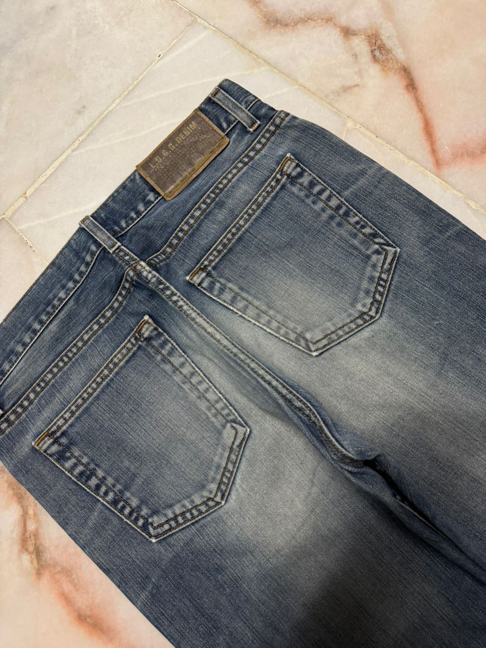 H&M 💥Grunge💥Vintage H&M Logg Mudwash Insane Distressed Denim Size US 31 - 18 Thumbnail