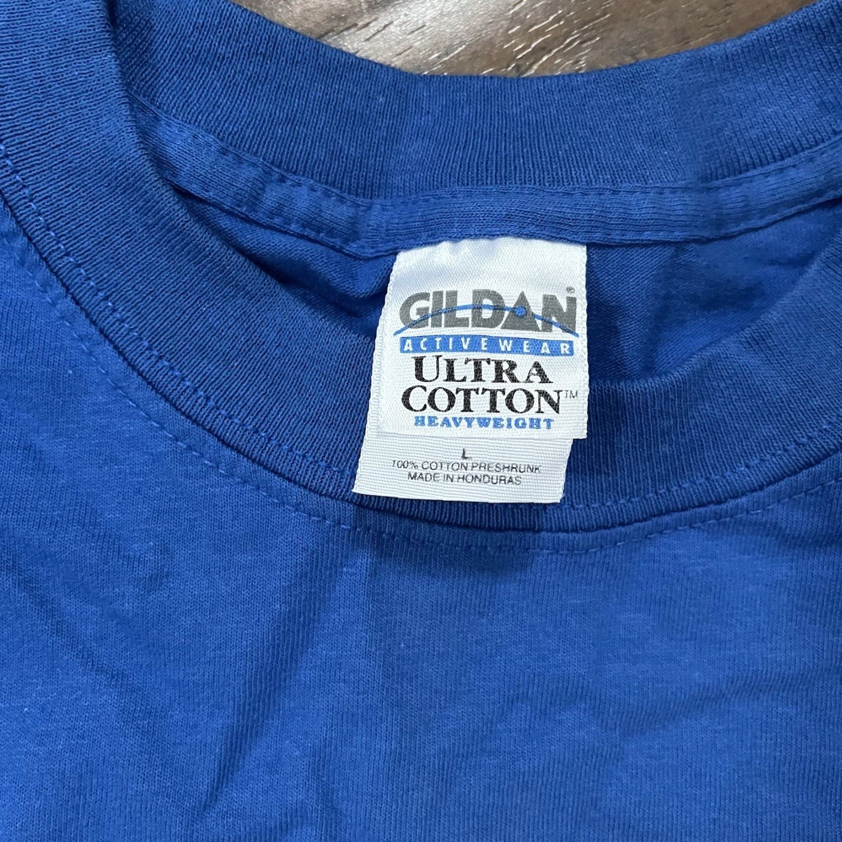 NASCAR VINTAGE NASCAR Racing Mens Blue T-Shirt L 90s Dale Earnhardt Gordon Rusty Mens Shirts Size US L / EU 52-54 / 3 - 5 Thumbnail