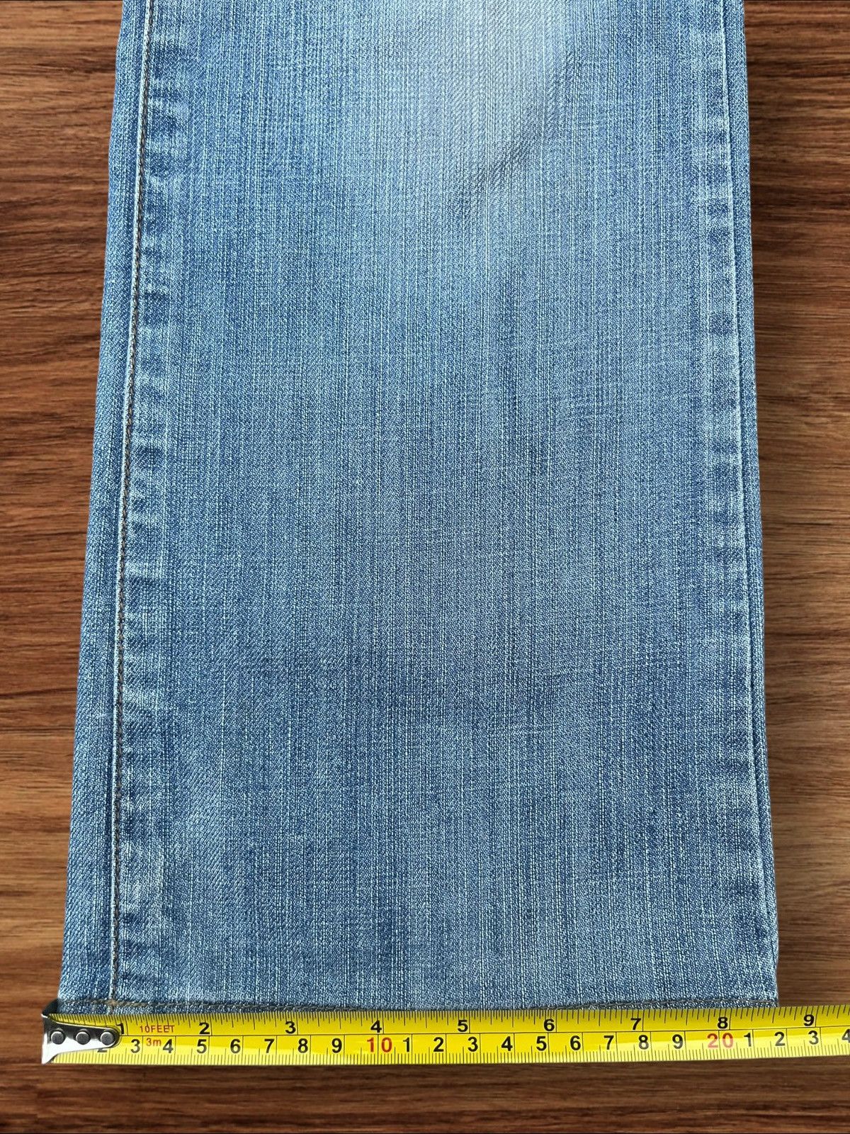 Japanese Brand Vintage Japanese Brand Snake Design Pocket Wide Flare Jeans Size 28" / US 6 / IT 42 - 15 Thumbnail