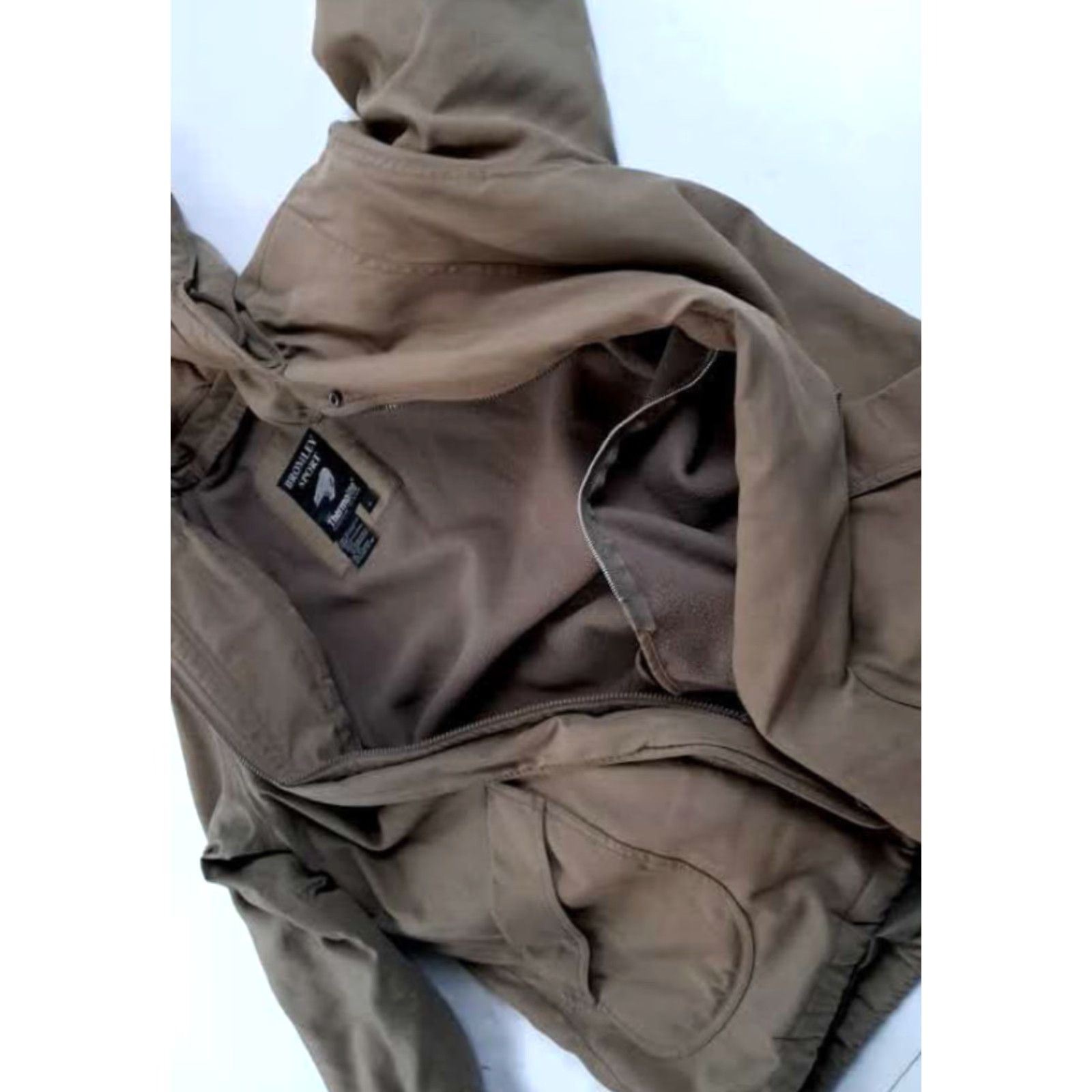 Vintage VINTAGE Bromley Sport Coat Womens Parka Full Zip Winter L Tan Midnight? Size L / US 10 / IT 46 - 6 Thumbnail