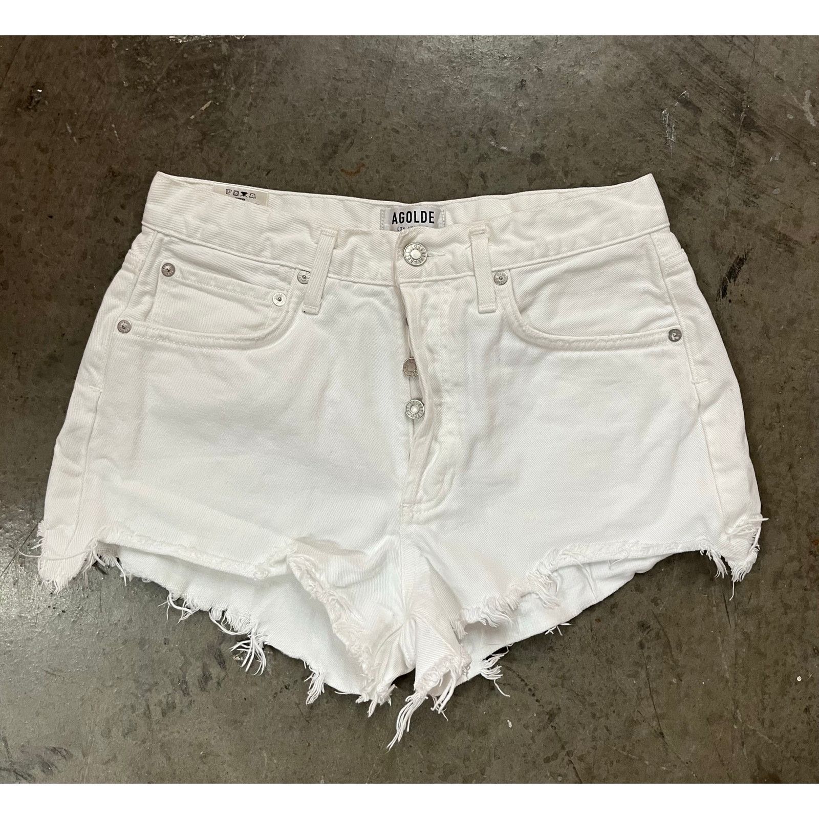 Agolde AGOLDE - Parker premium Short / size 27 / White Size 27" / US 4 / IT 40 - 2 Thumbnail
