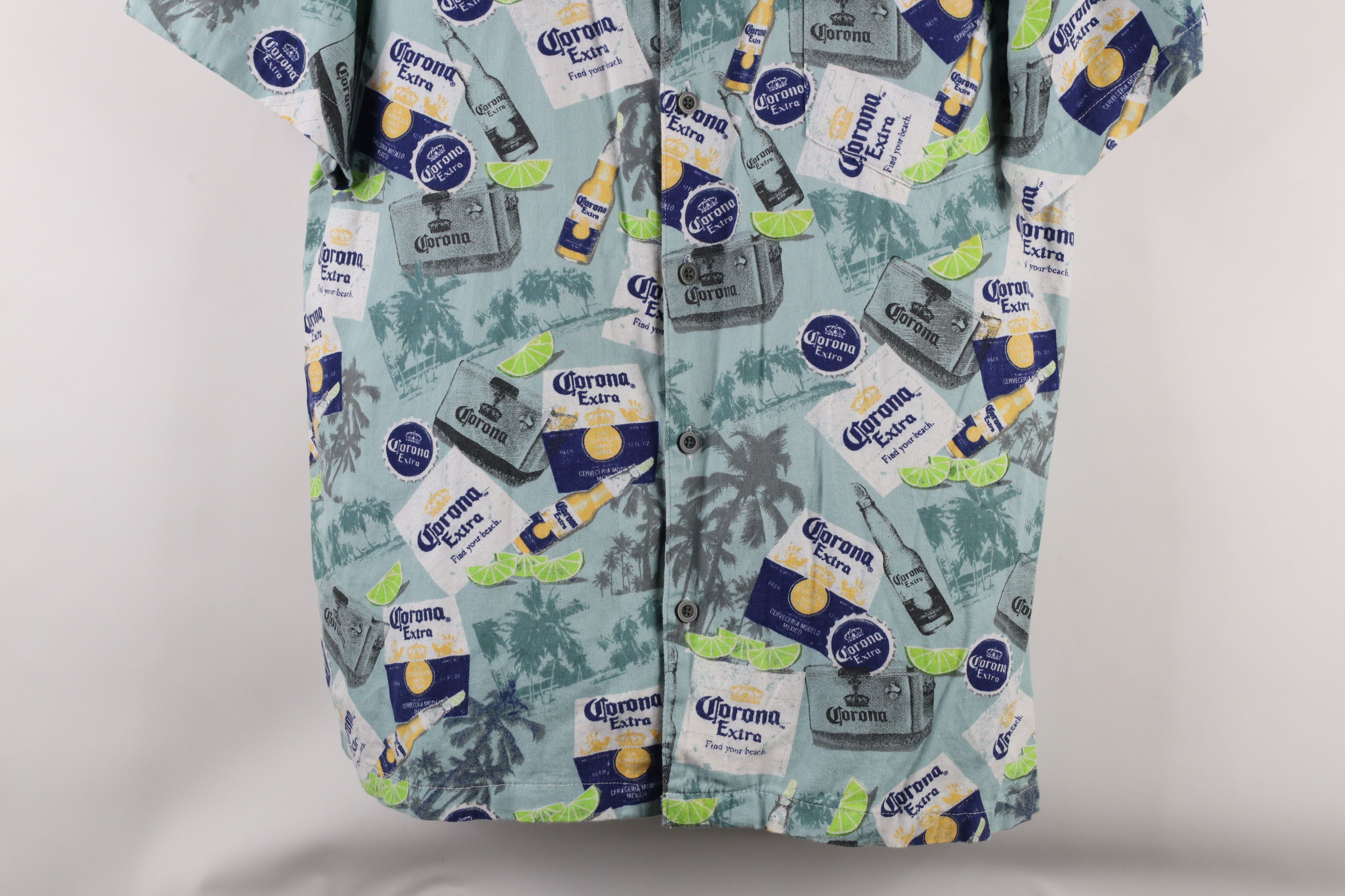 Vintage Vintage 90s Streetwear Beer All Over Print Button Shirt Size US M / EU 48-50 / 2 - 3 Thumbnail