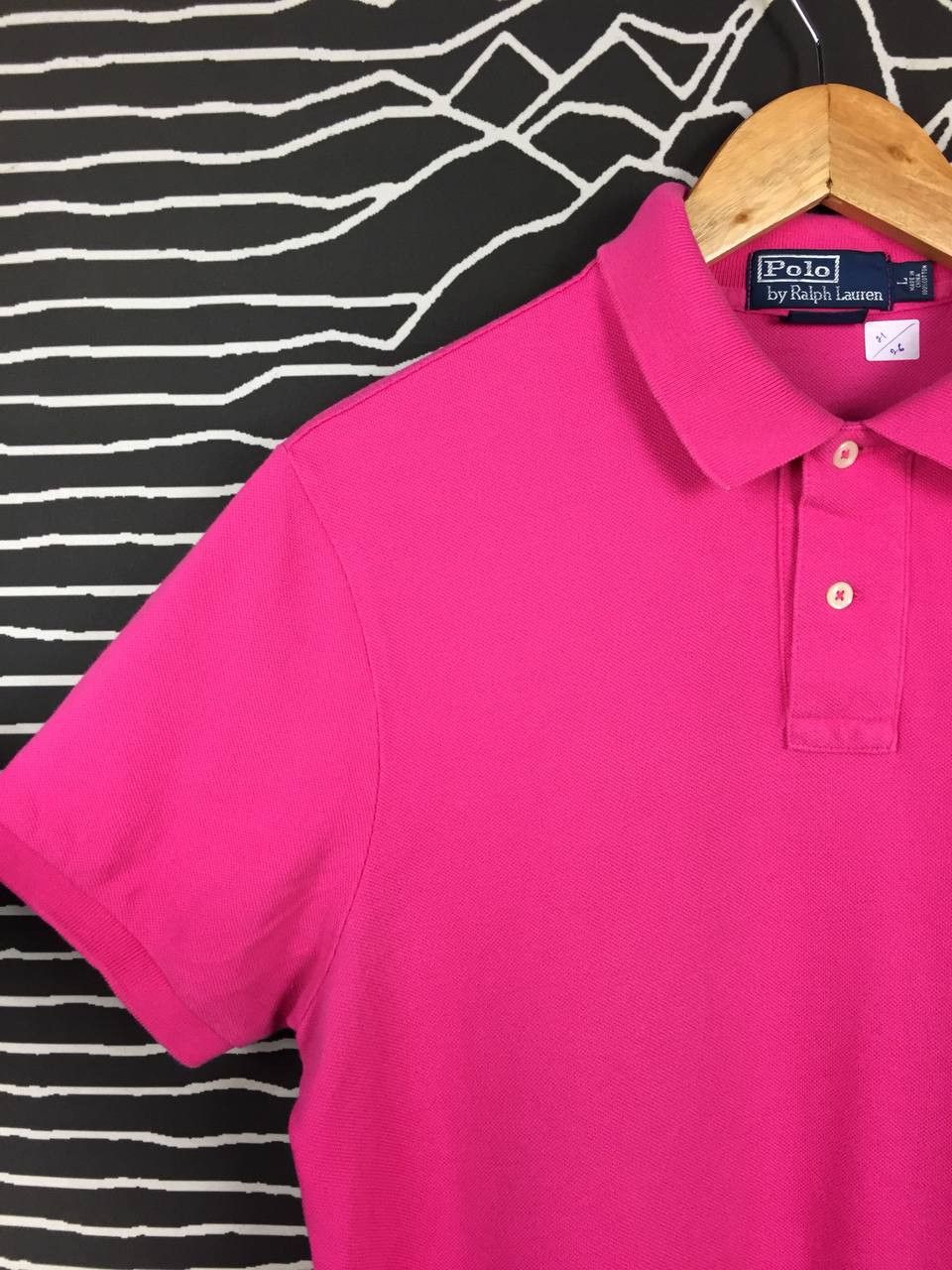 Polo Ralph Lauren Vtg Polo Ralph Lauren Small Logo Custom Fit Polo Tee Size US L / EU 52-54 / 3 - 4 Thumbnail